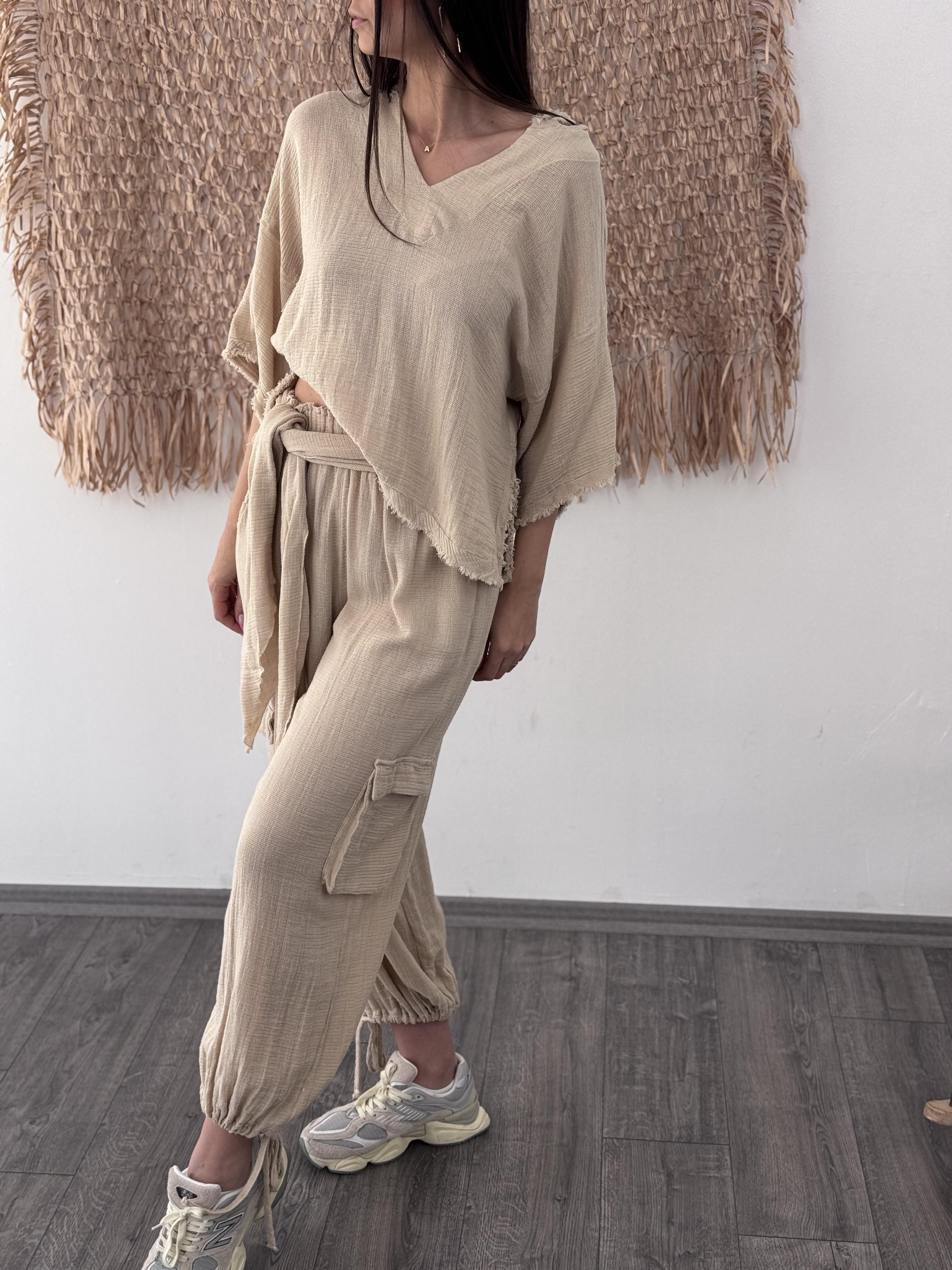 HORTA JOGGER NATURAL BEJ PANTOLON