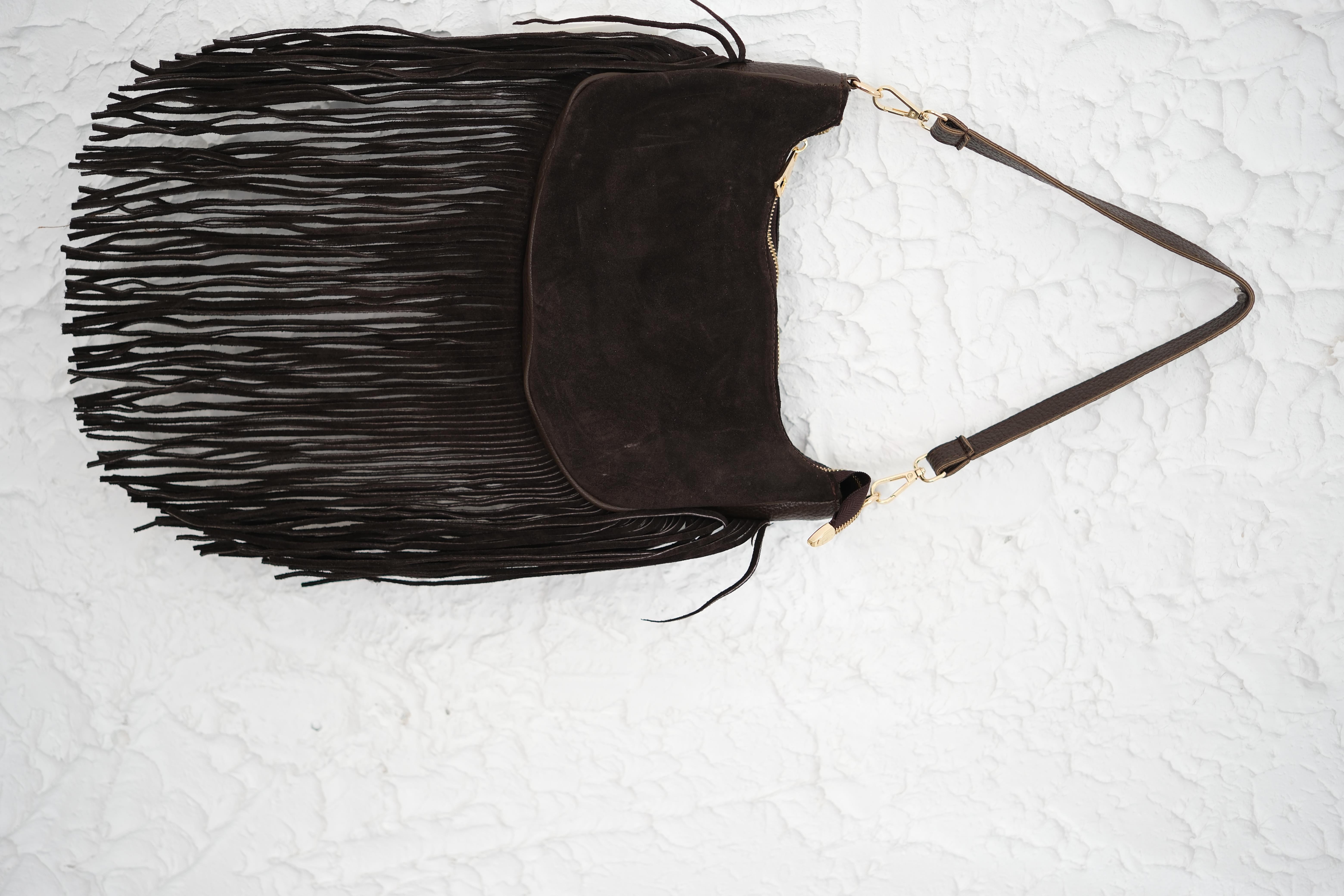 LİON PÜSKÜLLÜ KAHVE ÇANTA