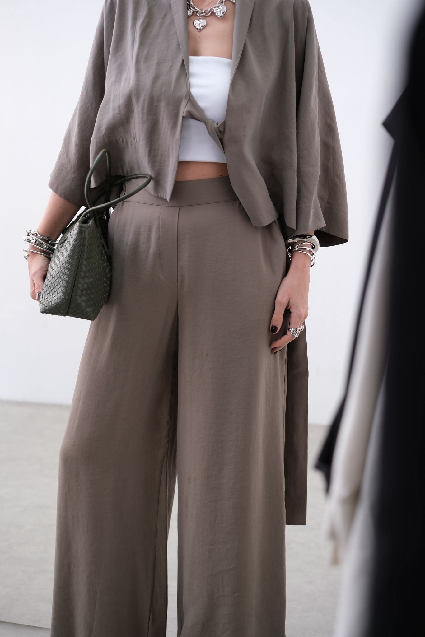 LUNE BLOOM PALAZZO VİZON PANTOLON