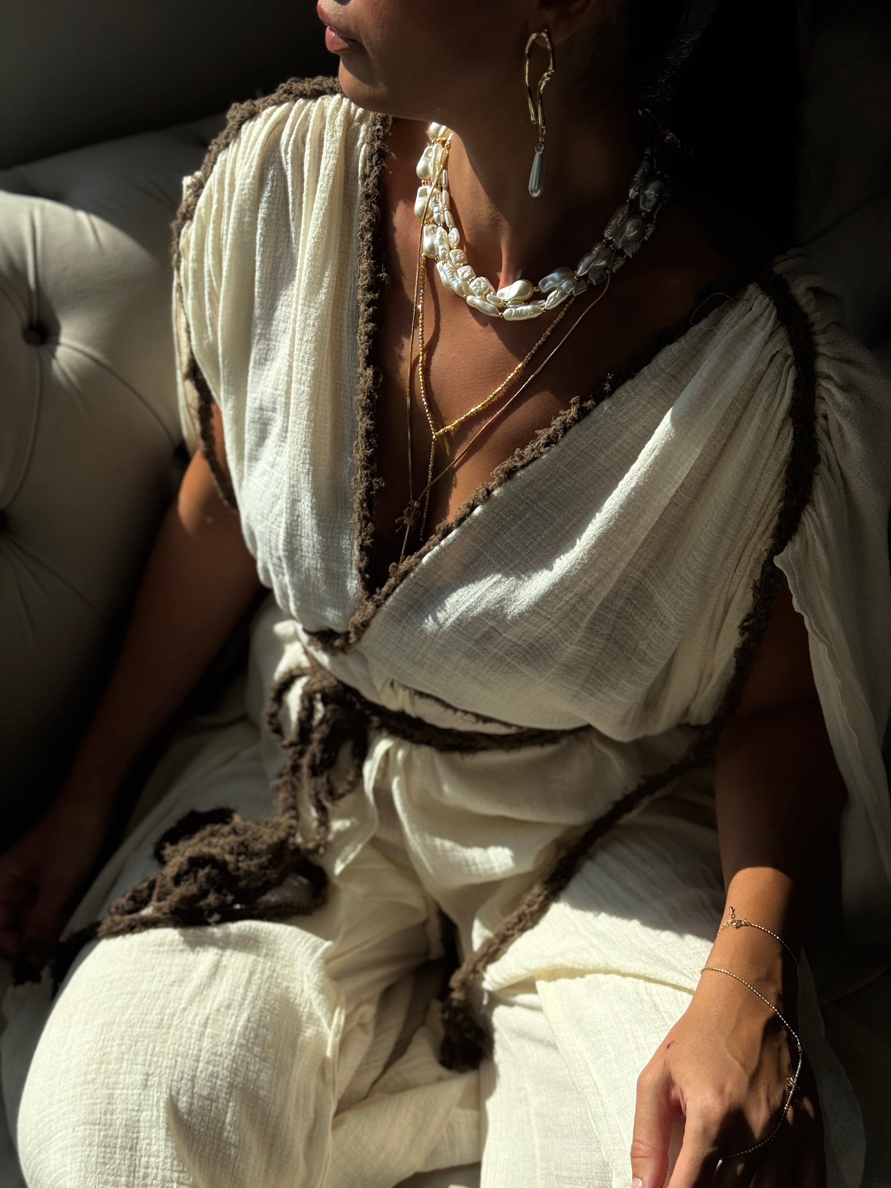 MARA TASARIM BEJ KAFTAN