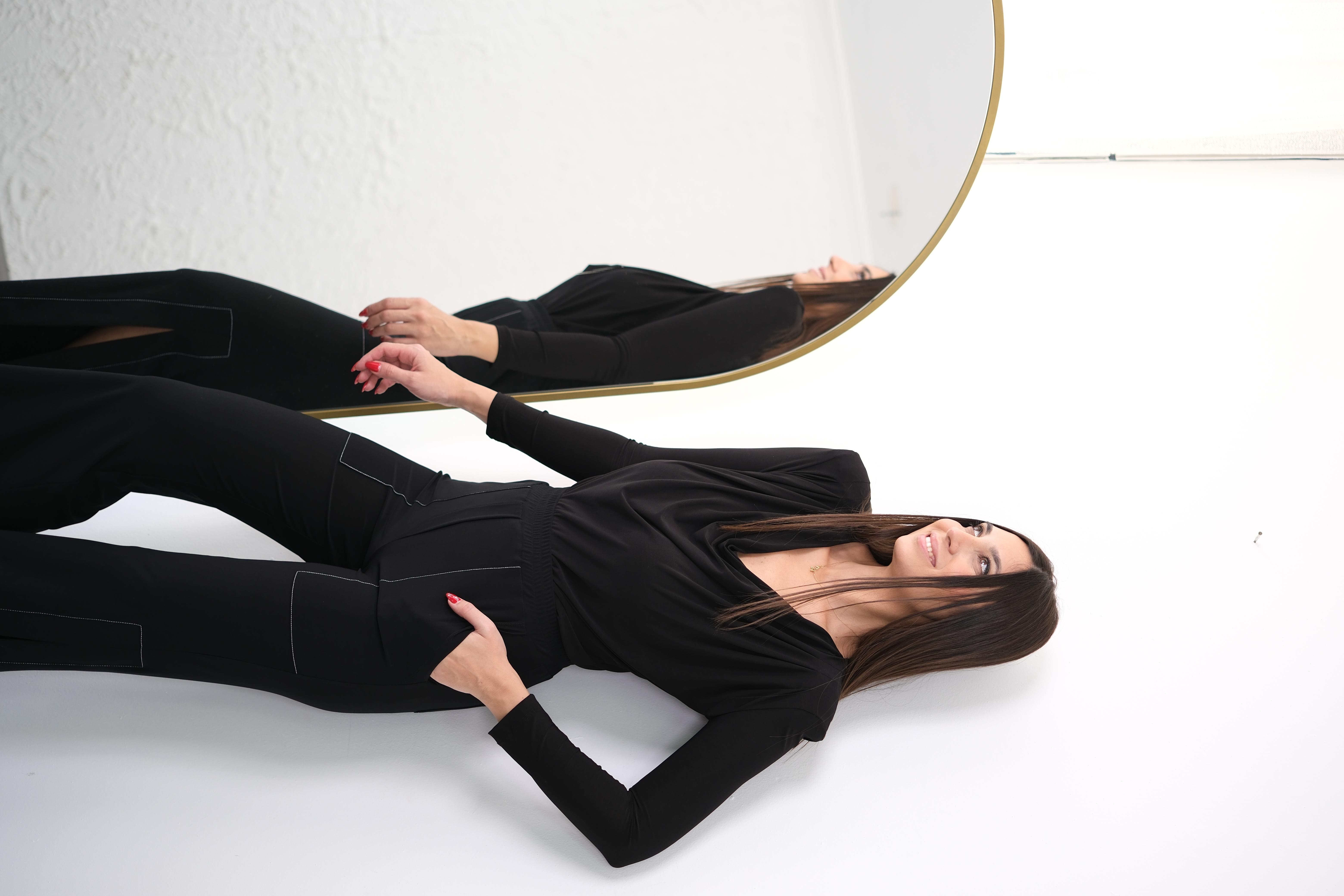 MİSY VATKALI SİYAH BLUZ