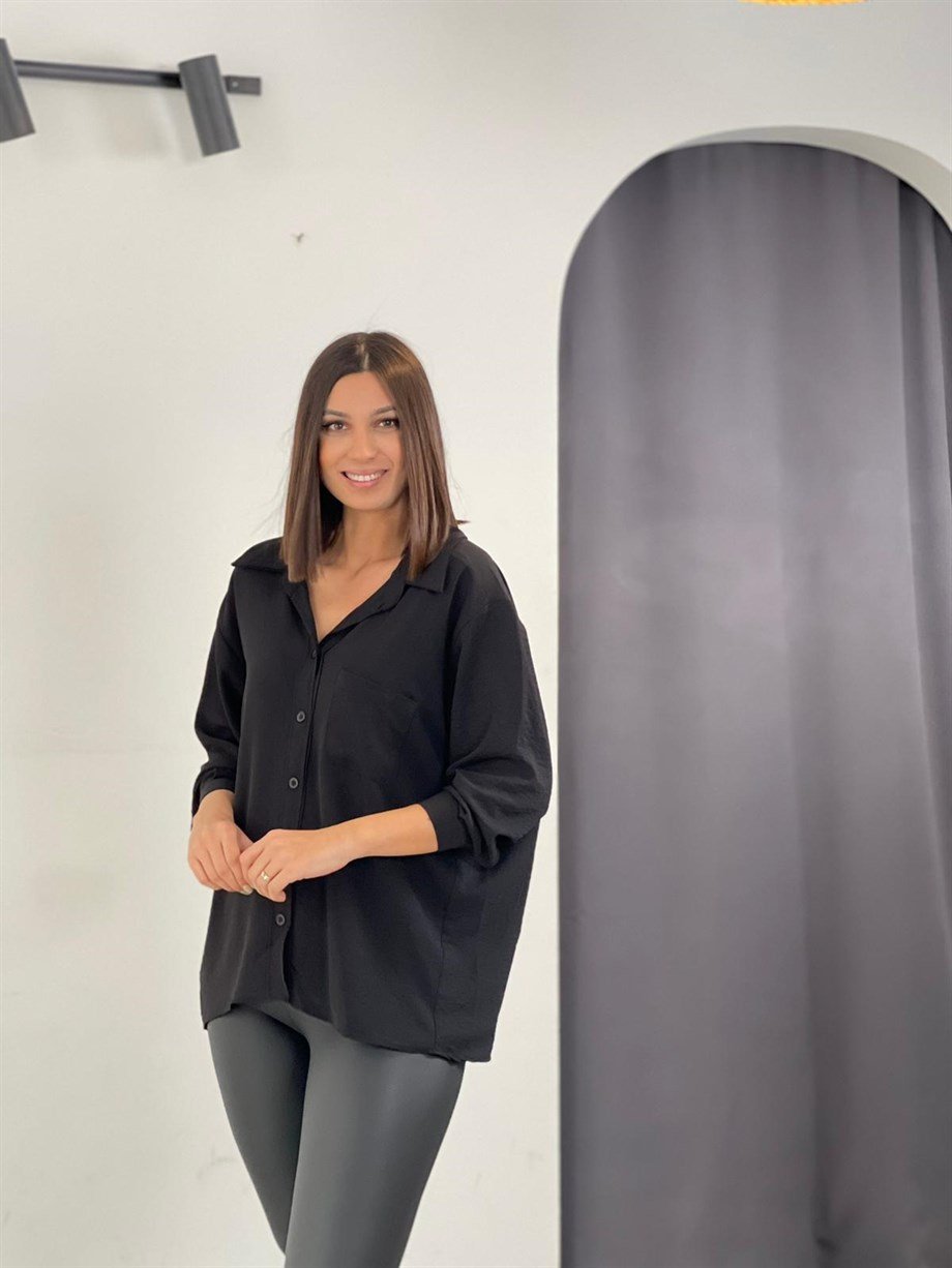 NOMA AEROBİN SİYAH GÖMLEK