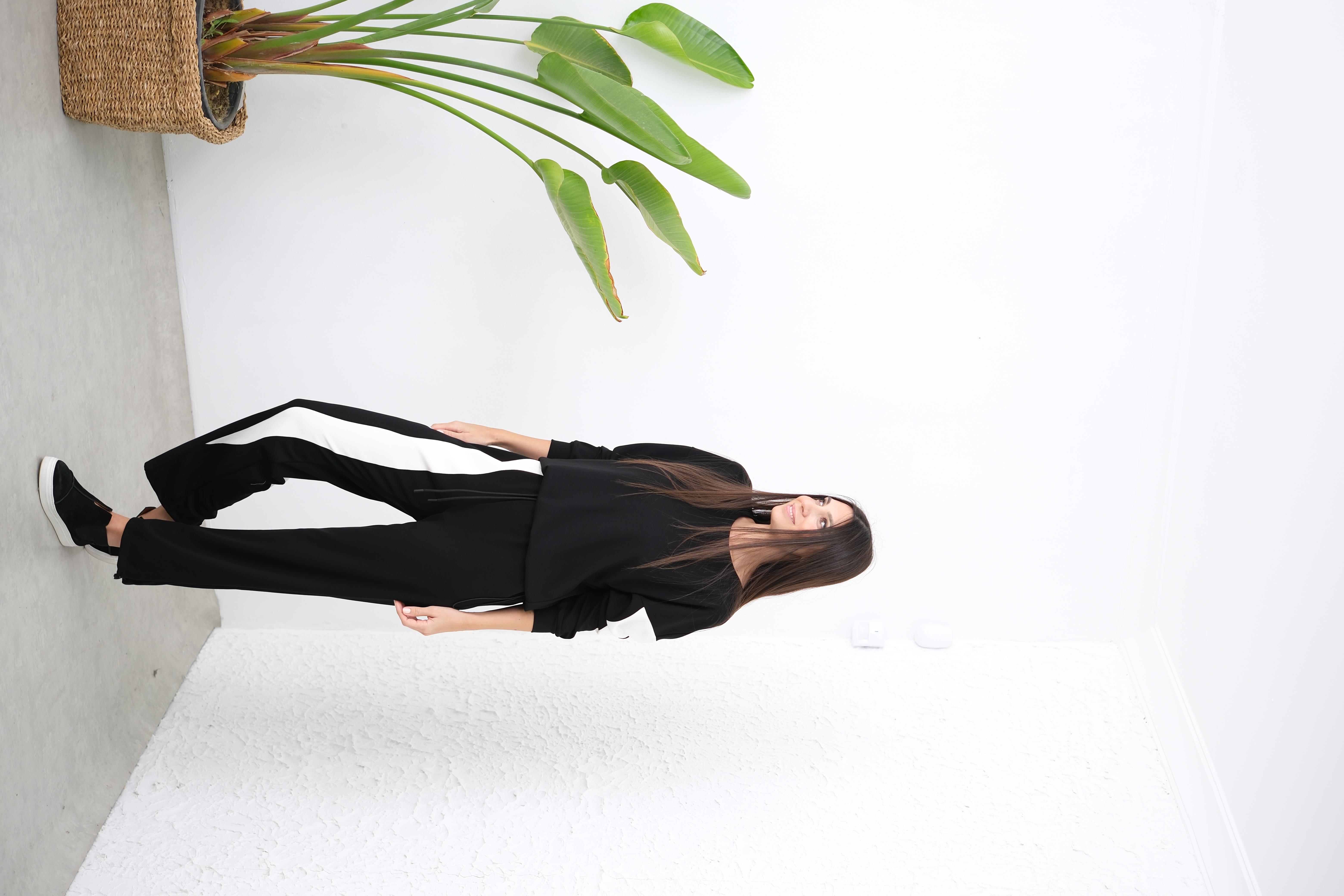 OLTA SİYAH JOGGER PANTOLON