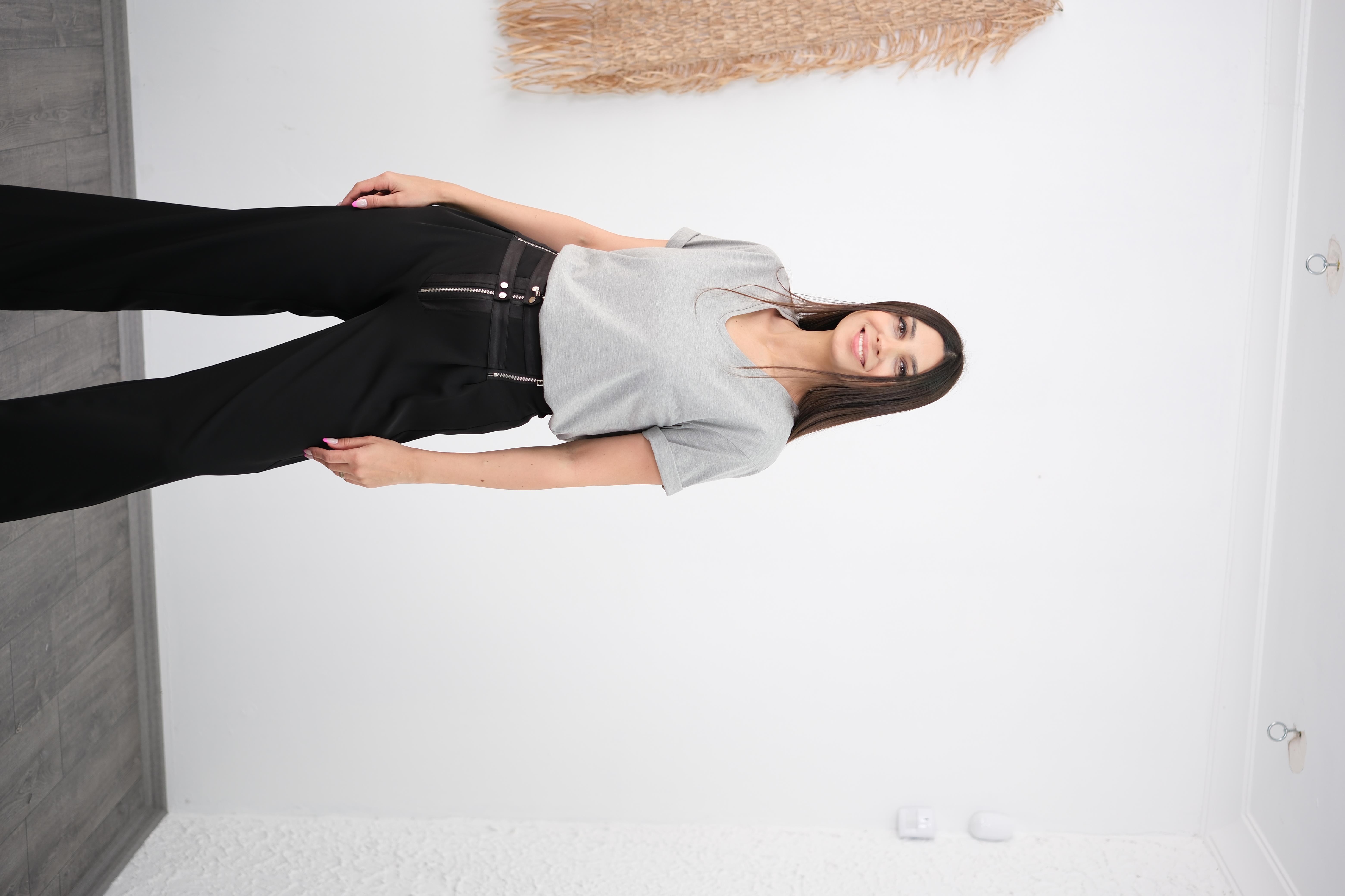 PACE V YAKA GRİ TİŞÖRT