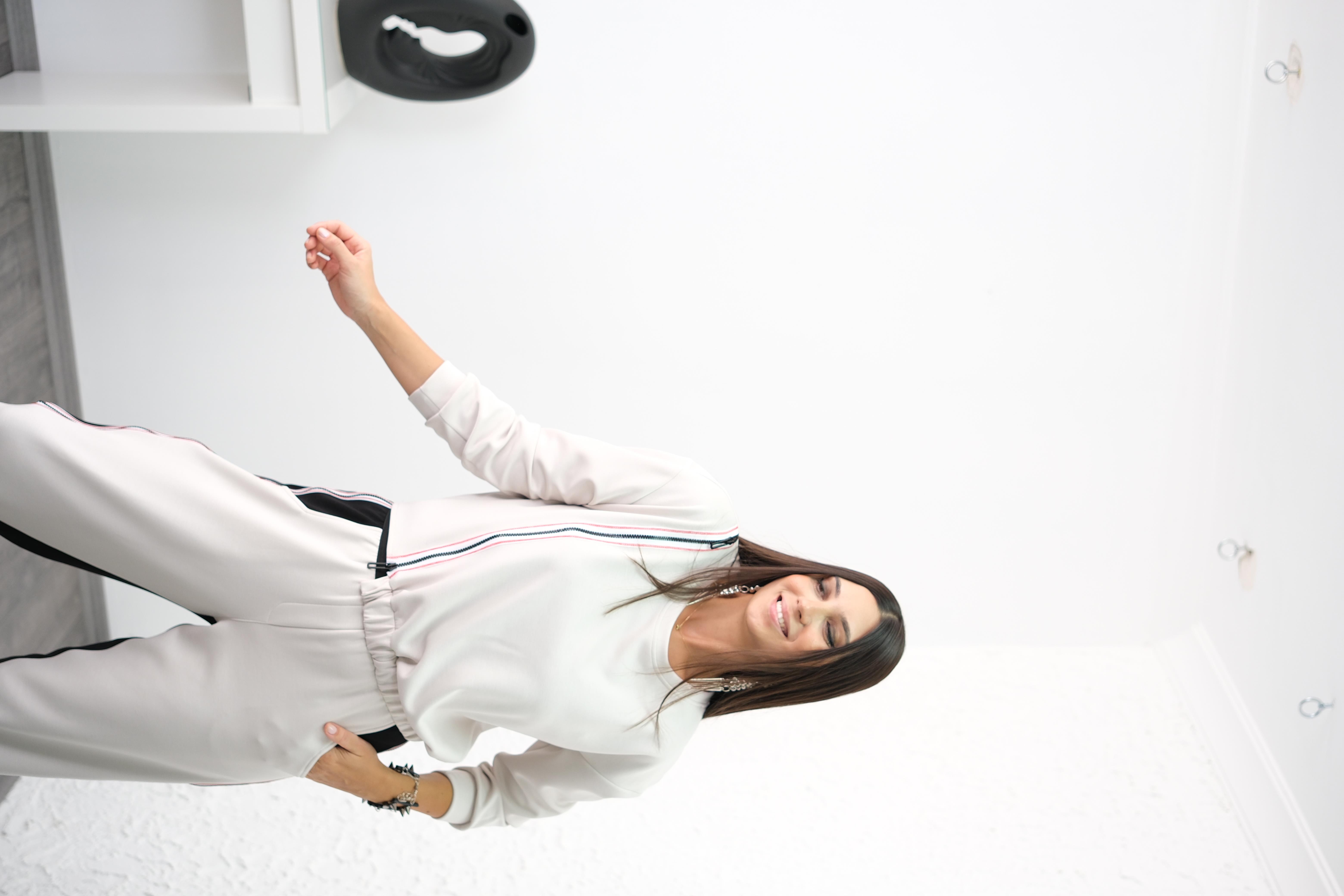 PELLY FERMUAR DETAYLI VİZON SWEAT