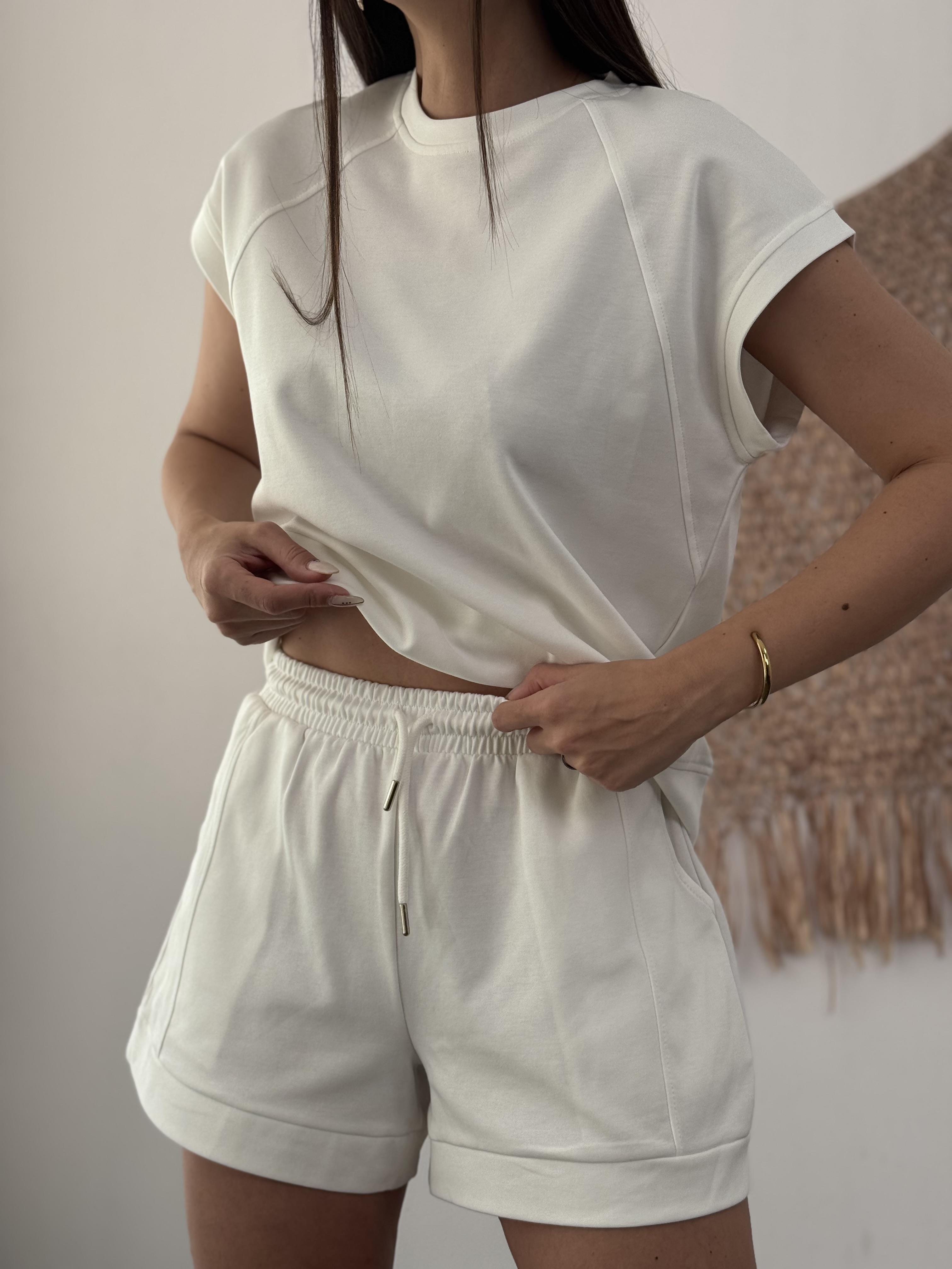 POBLE ŞORTLU  BEYAZ TAKIM