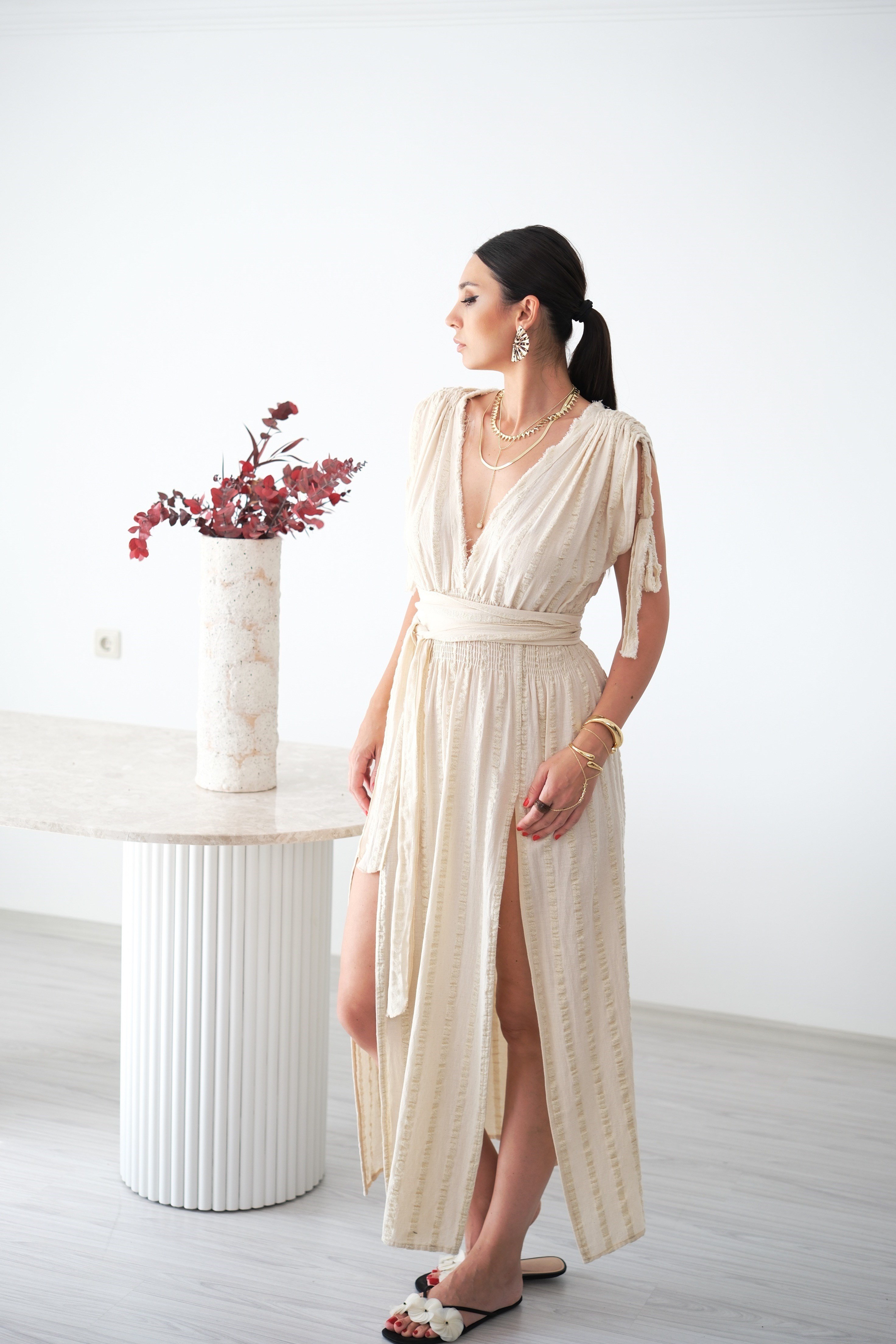 RAYA SİMLİ TASARIM ELBİSE