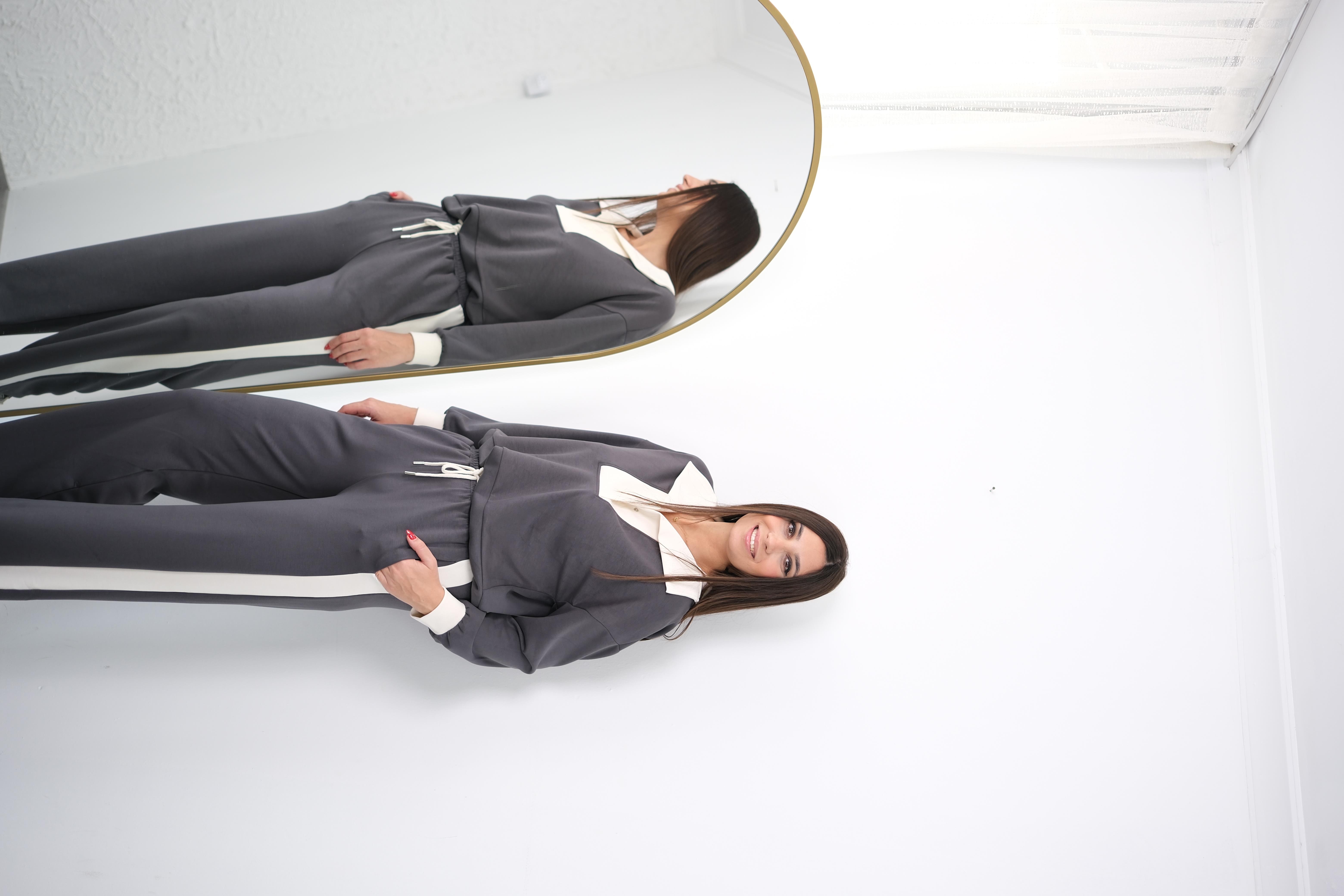 SOHO ANTRASİT YAKALI MODAL TAKIM