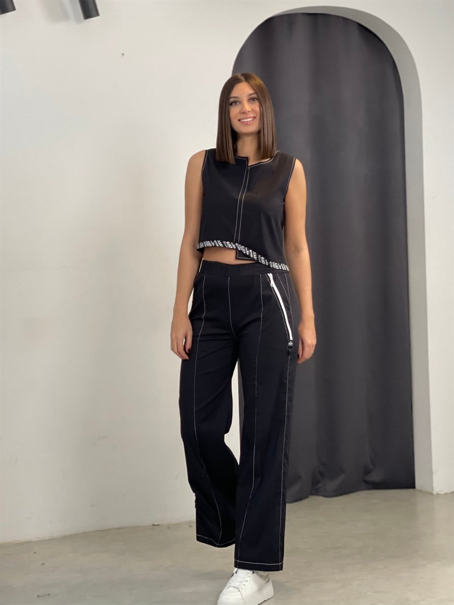 SOİE SİYAH PANTOLON