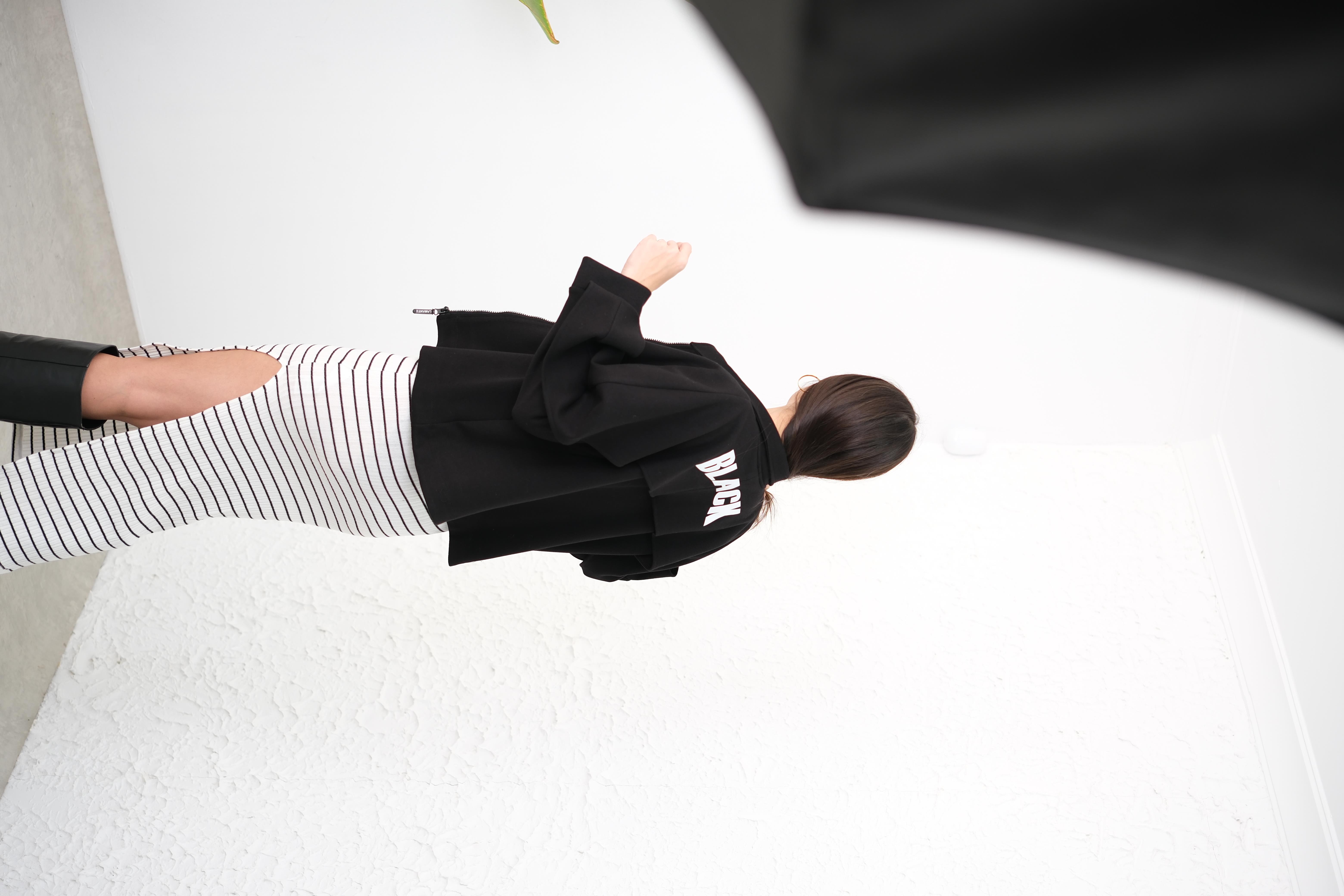 SORTY SİYAH TASARIM CEKET