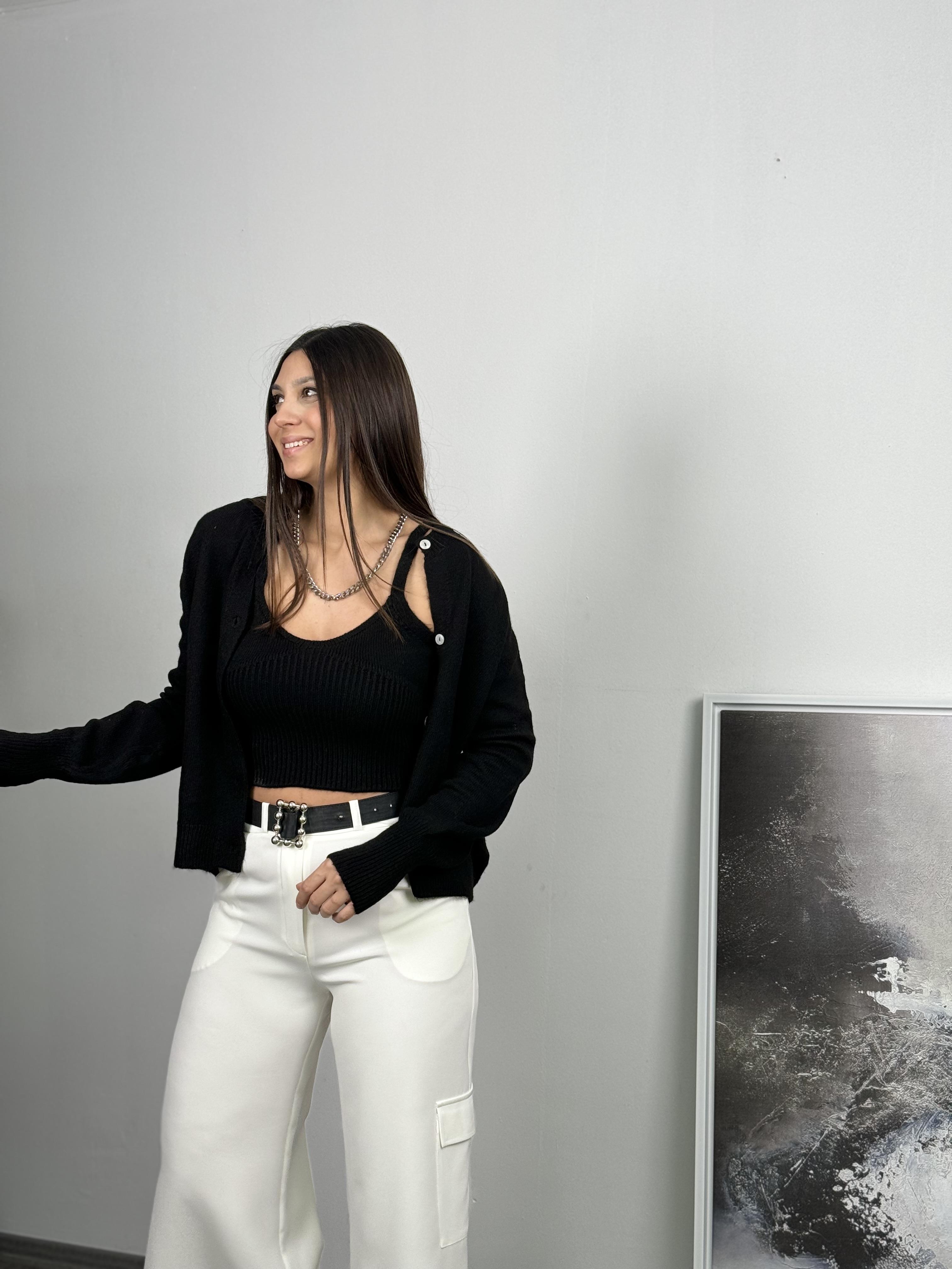 TALİ SİYAH 2Lİ HIRKA TAKIM