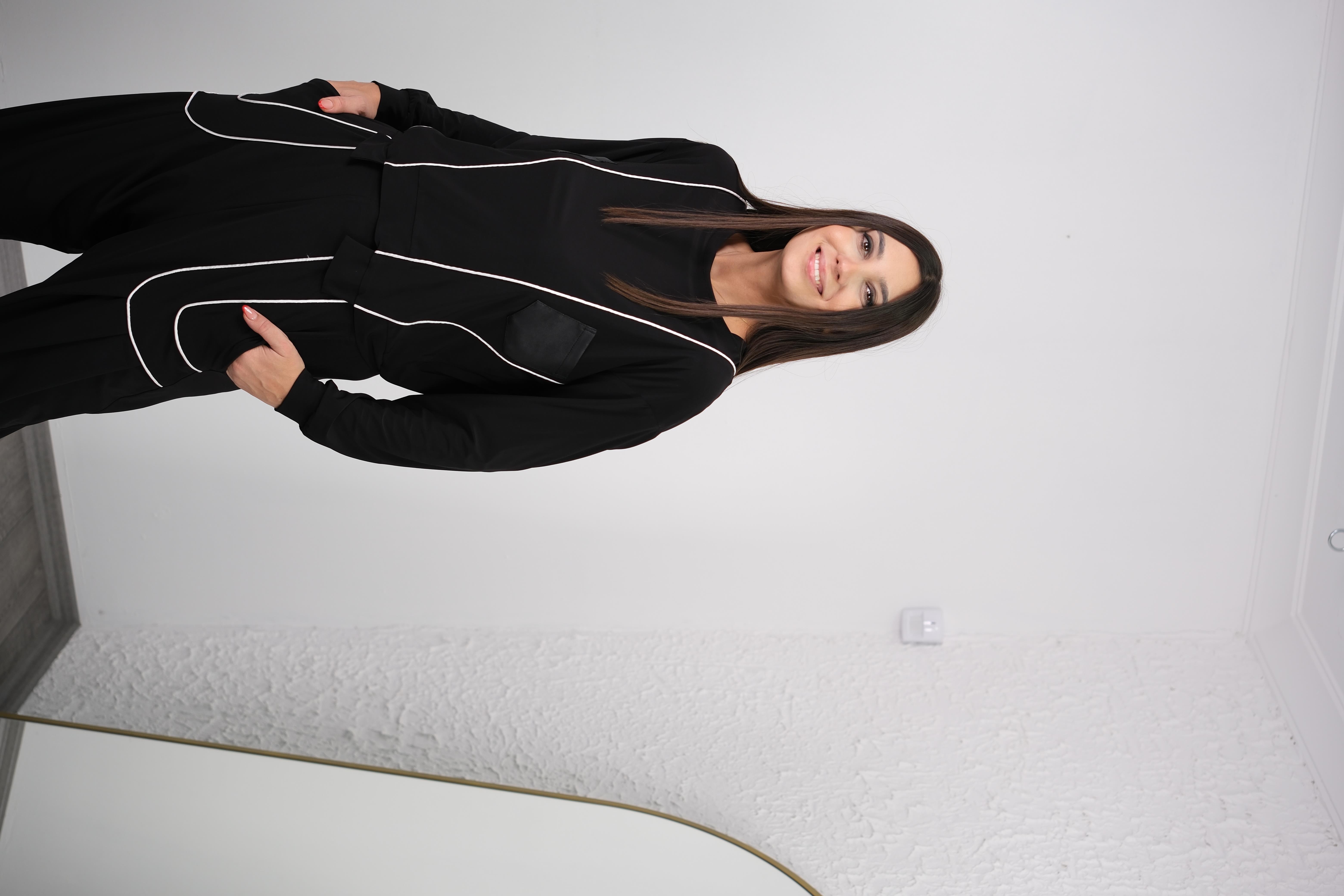 TERRA SİYAH TASARIM BLUZ