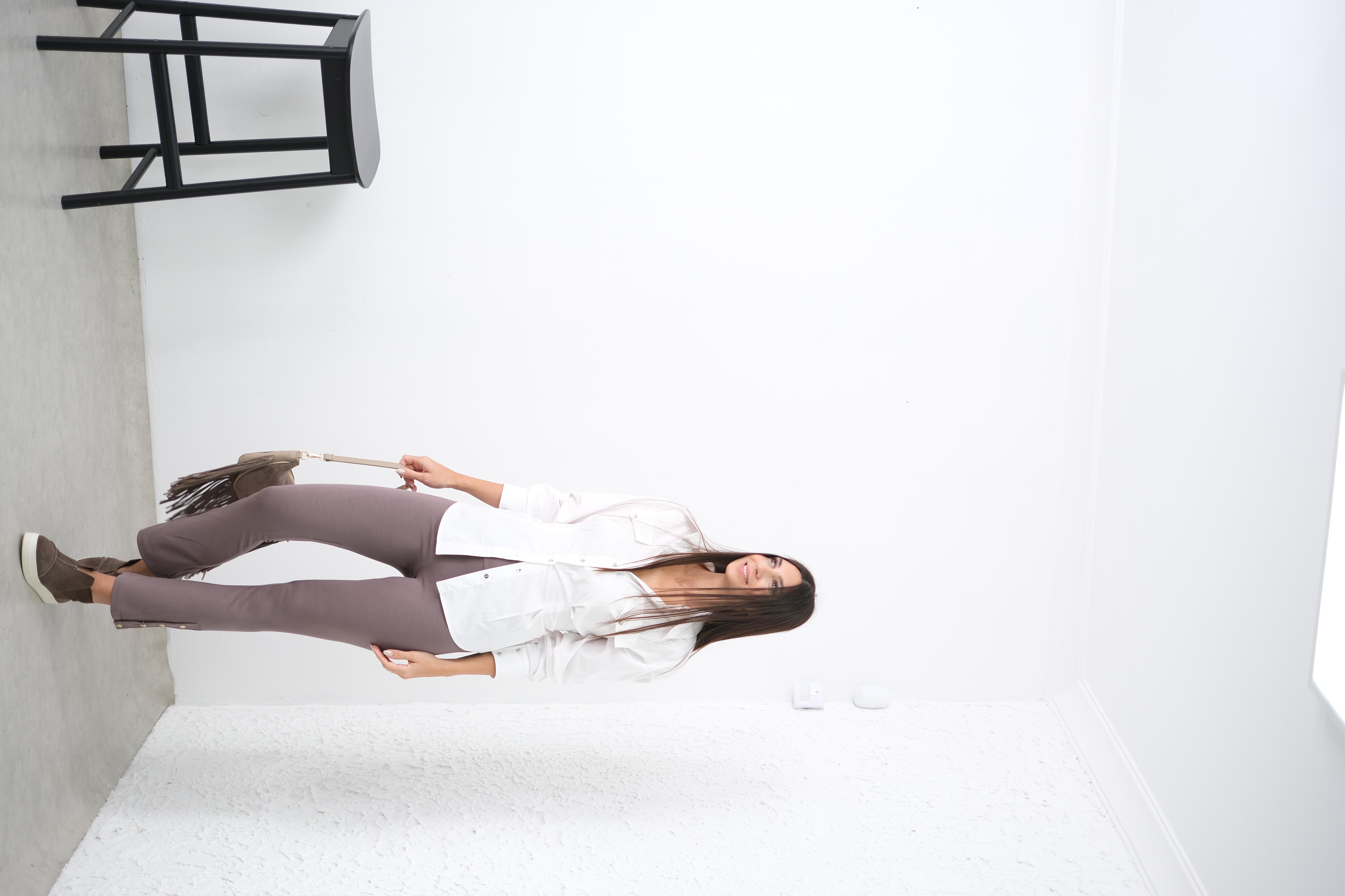 TRİLY VİZON PAÇA ÇITÇITLI TAYT