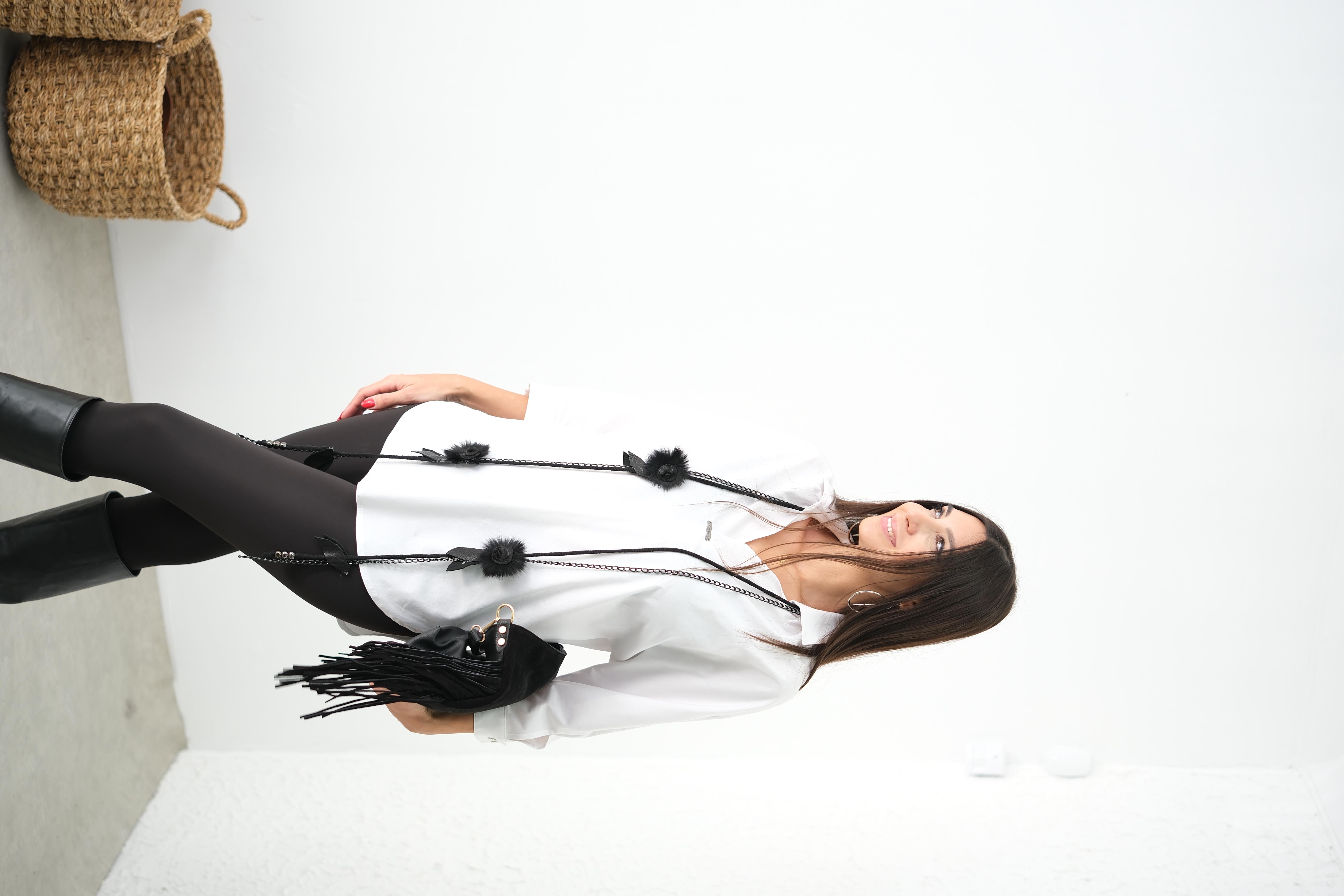 VAİ BEYAZ TASARIM GÖMLEK