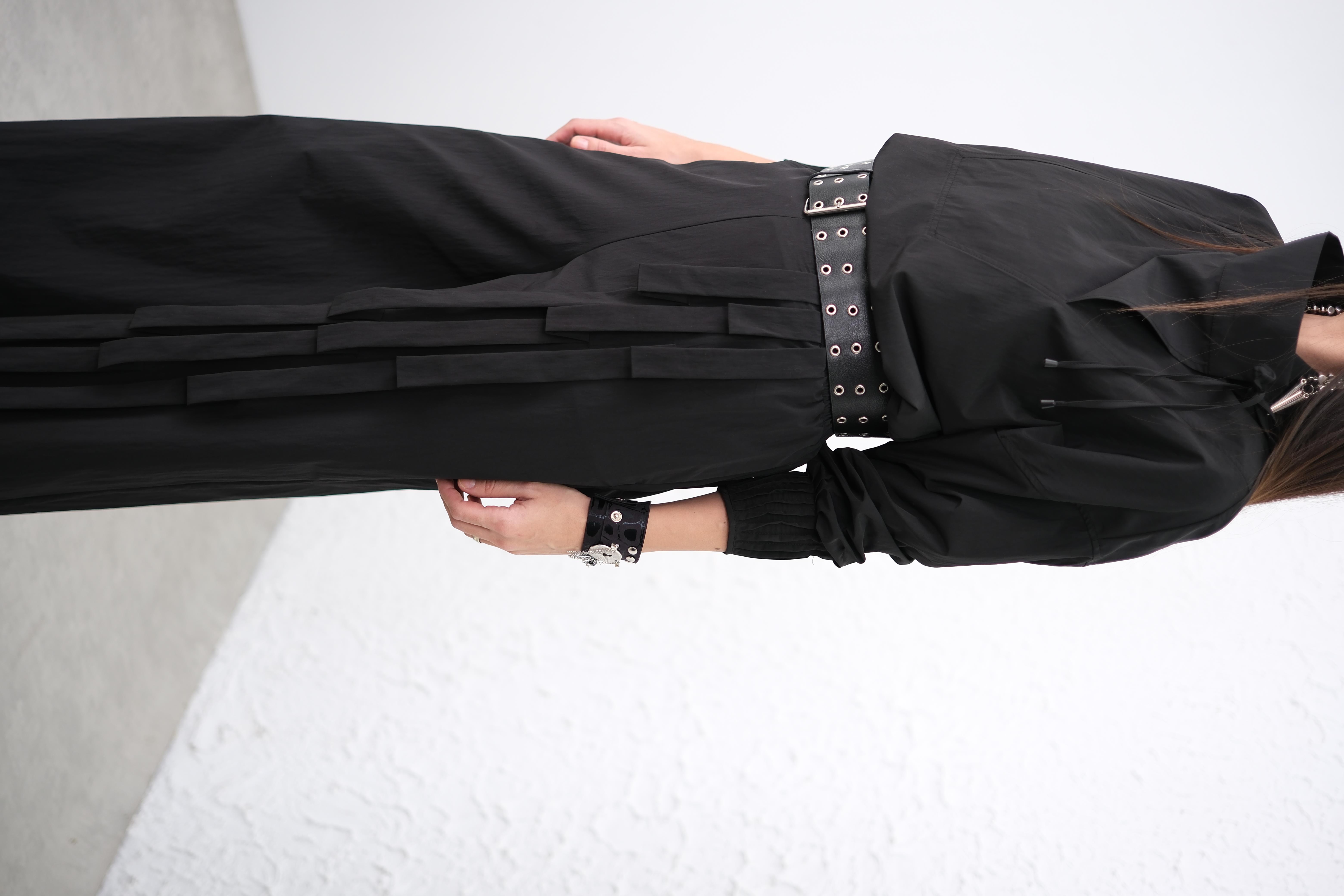 VALENTİ SİYAH ŞERİT DETAYLI PANTOLON