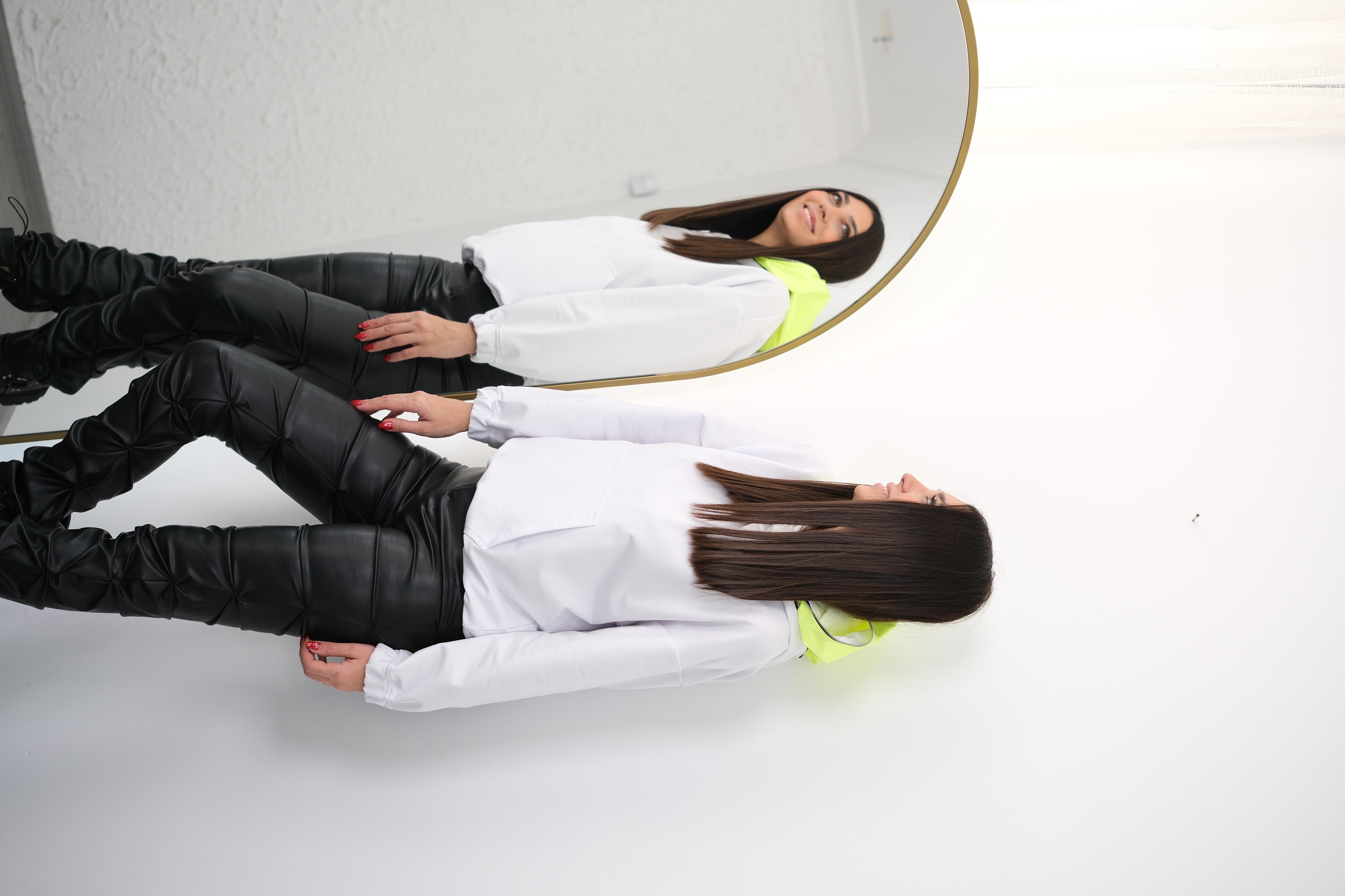 WONDER BEYAZ TASARIM SWEAT