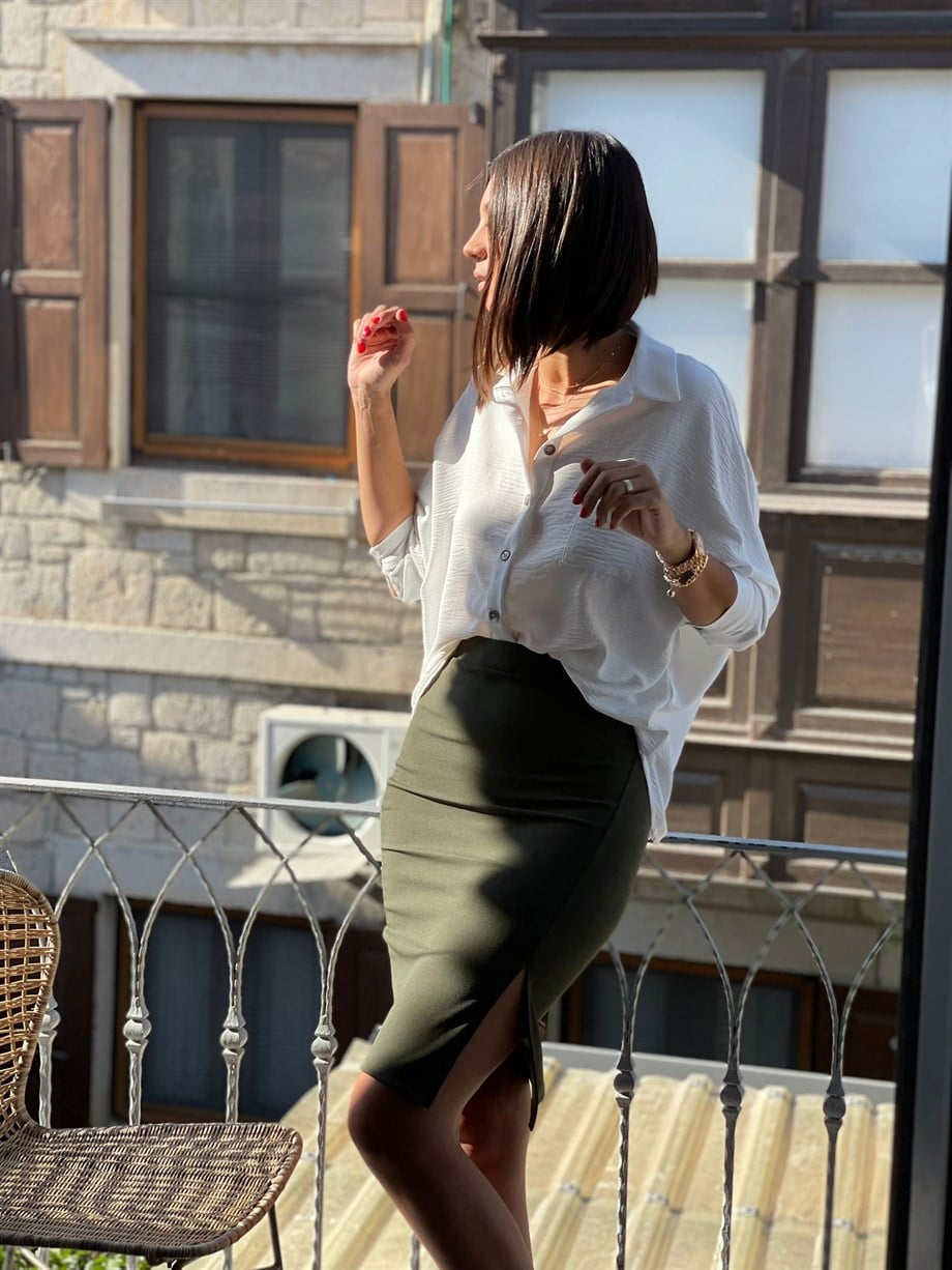 YIRTMAÇLI KALEM ETEK