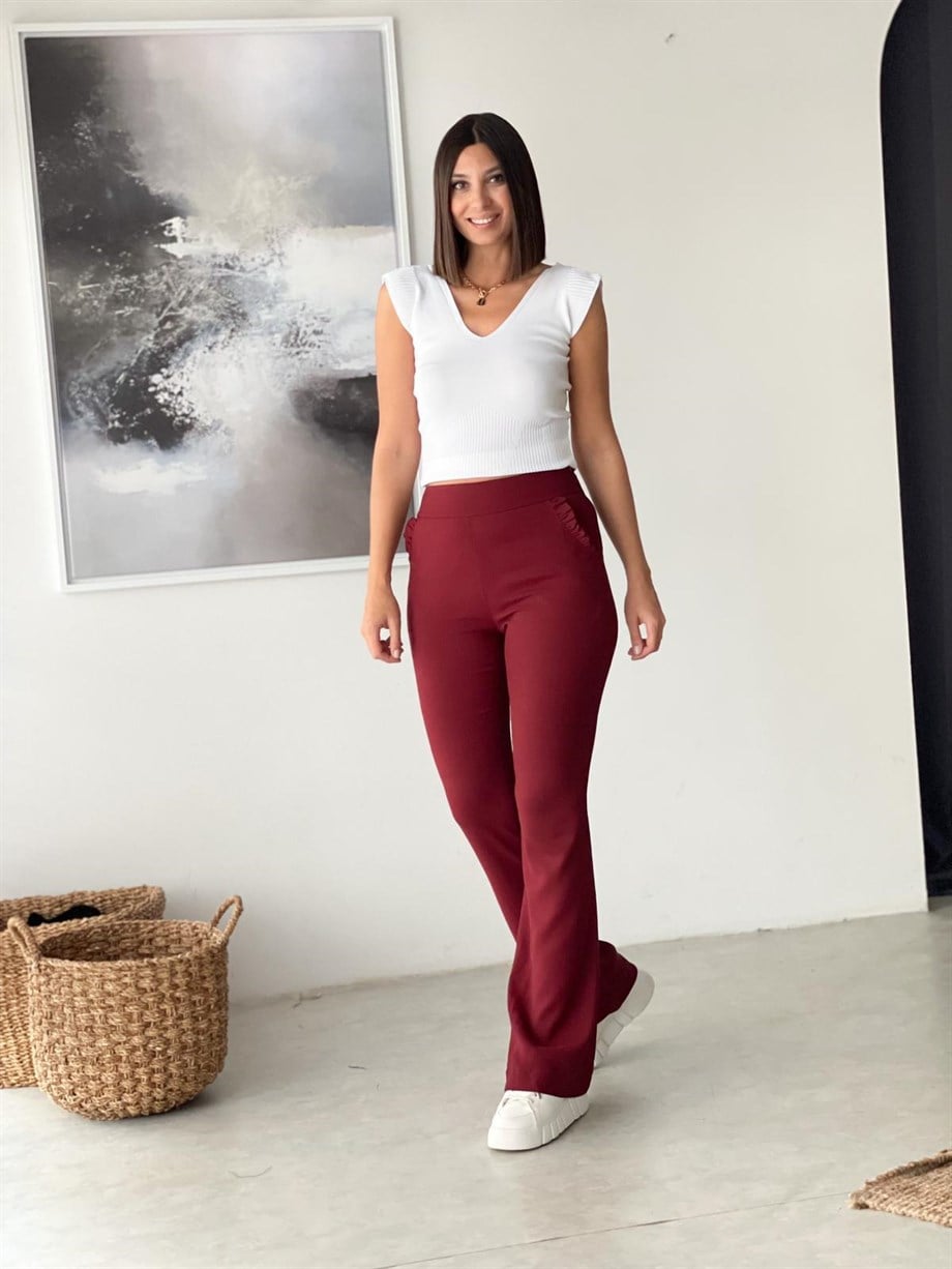 ZETRA BORDO KUMAŞ PANTOLON