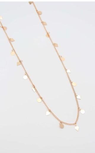 ASE PIRILTILI ÇELİK KOLYE (60CM)