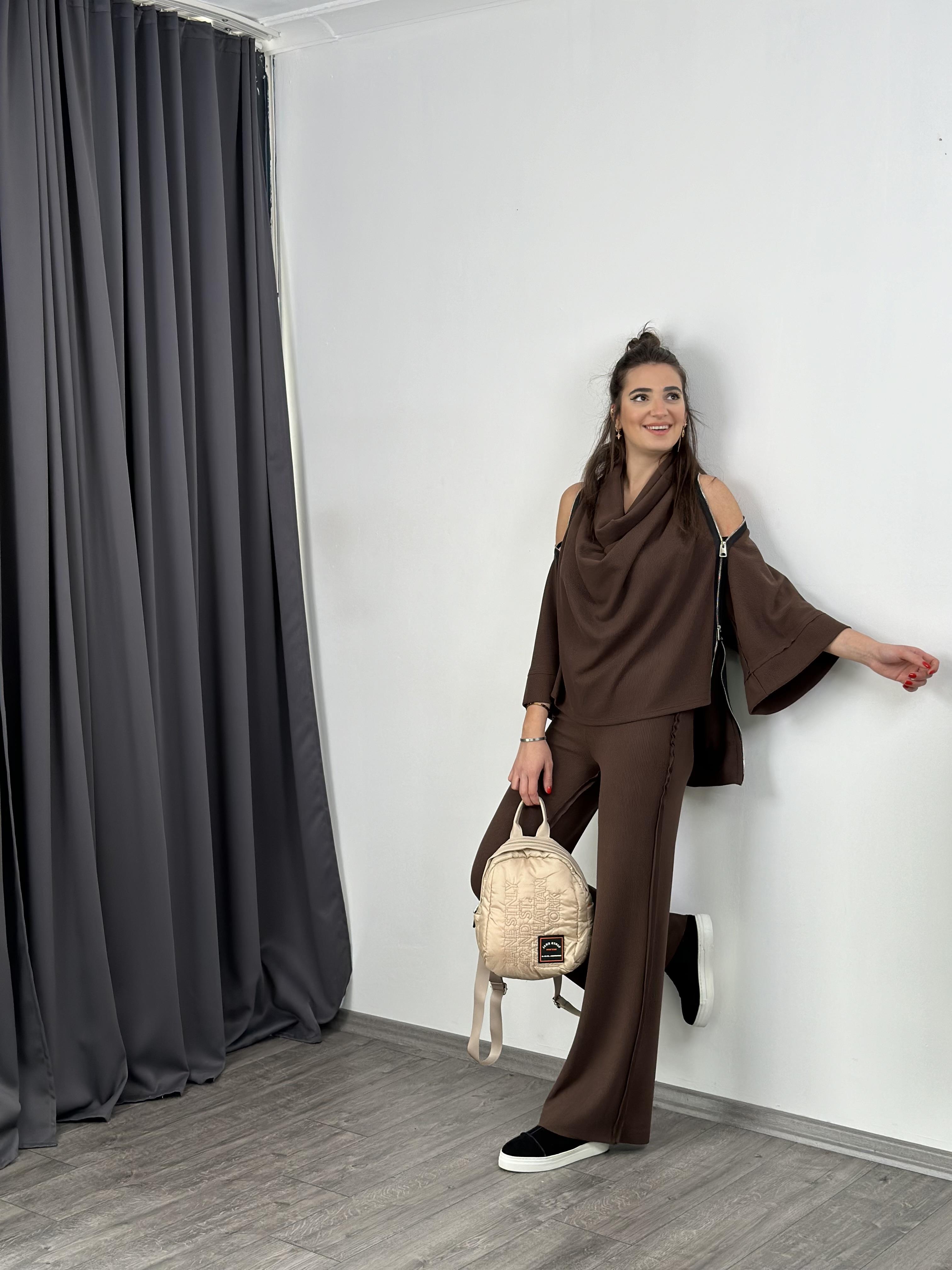 BALİ ACI KAHVE TRİKO PANTOLON