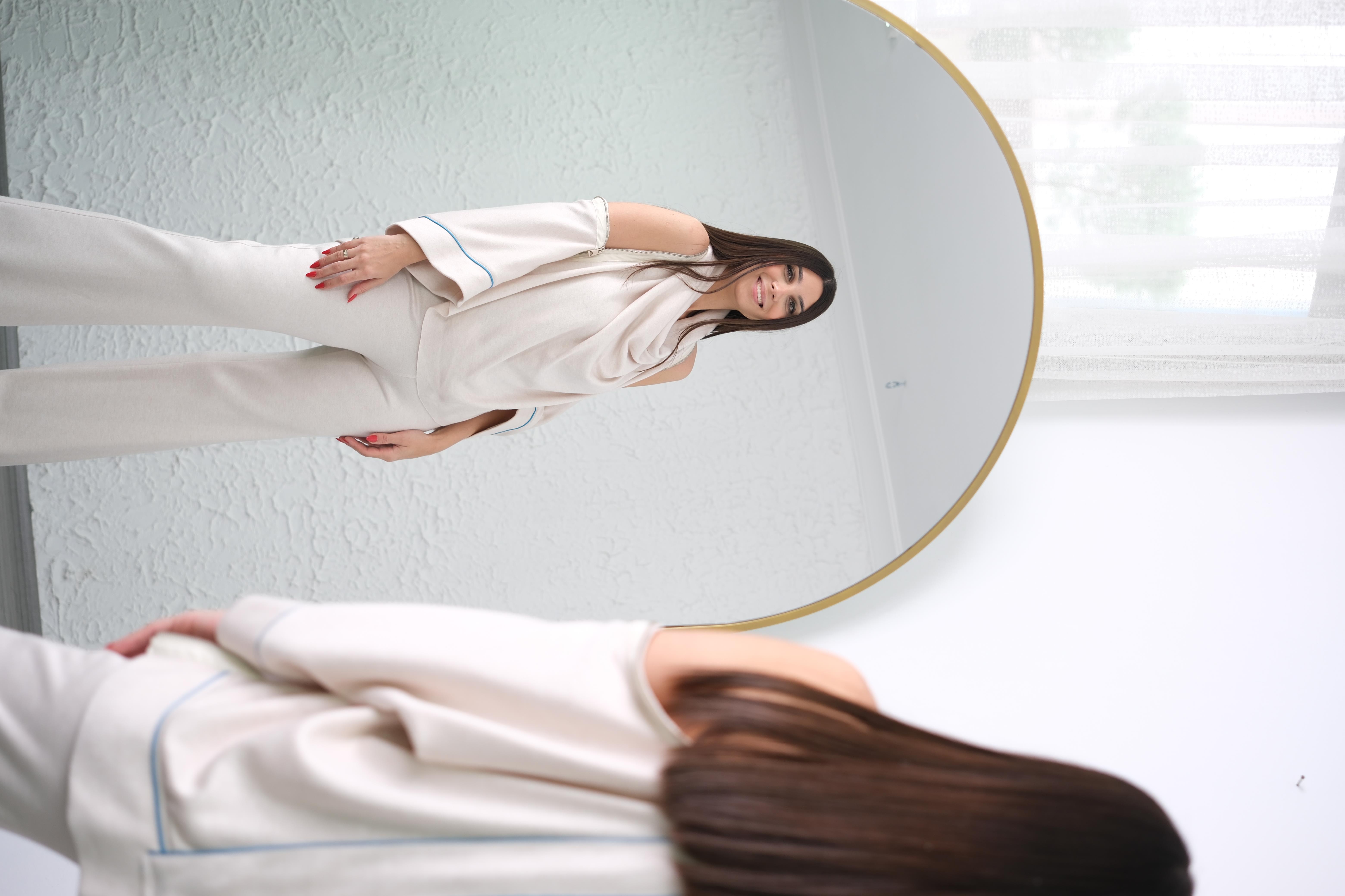 BARRİ KREM TRİKO PANTOLON