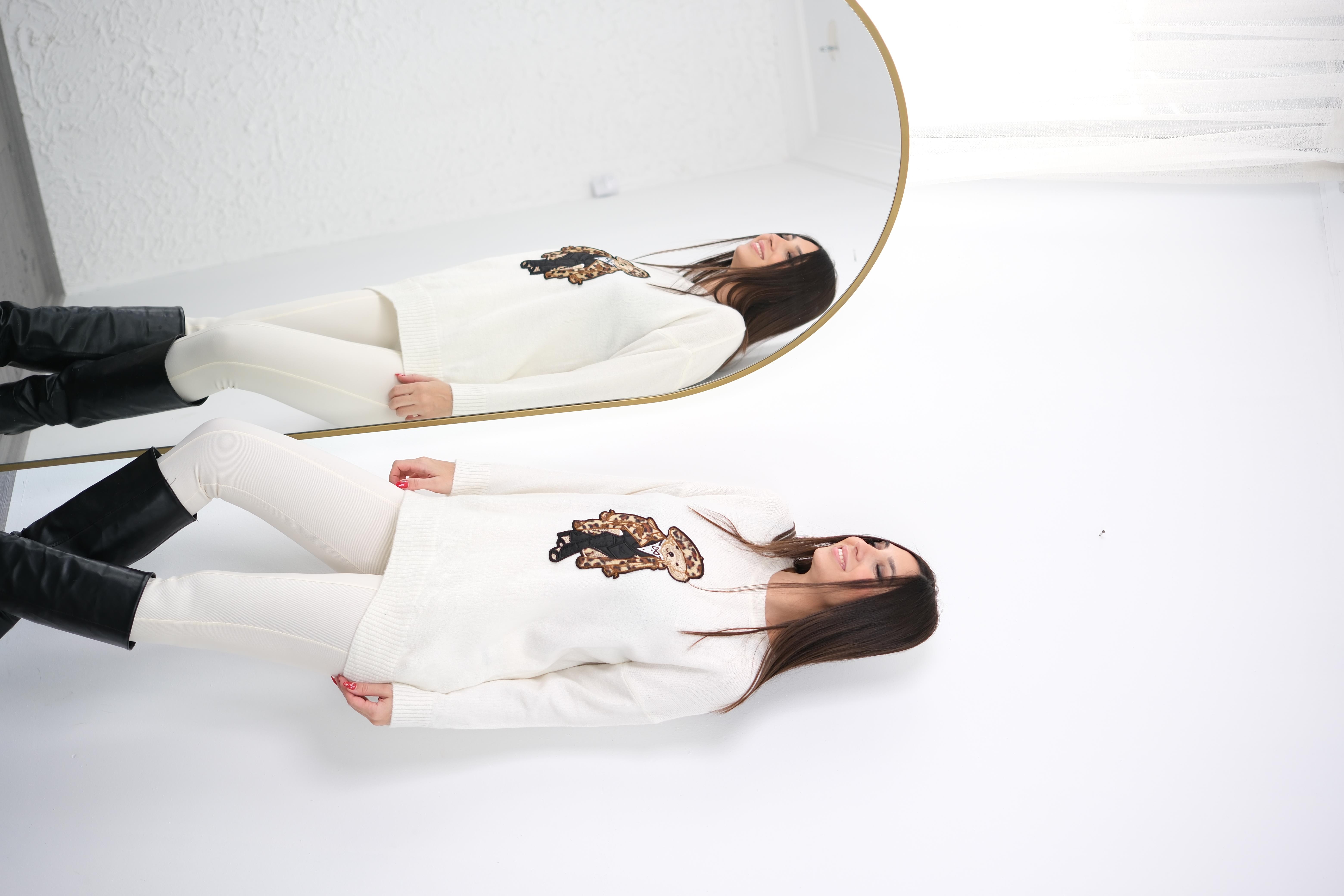 BEAR AYICIKLI KREM KAZAK