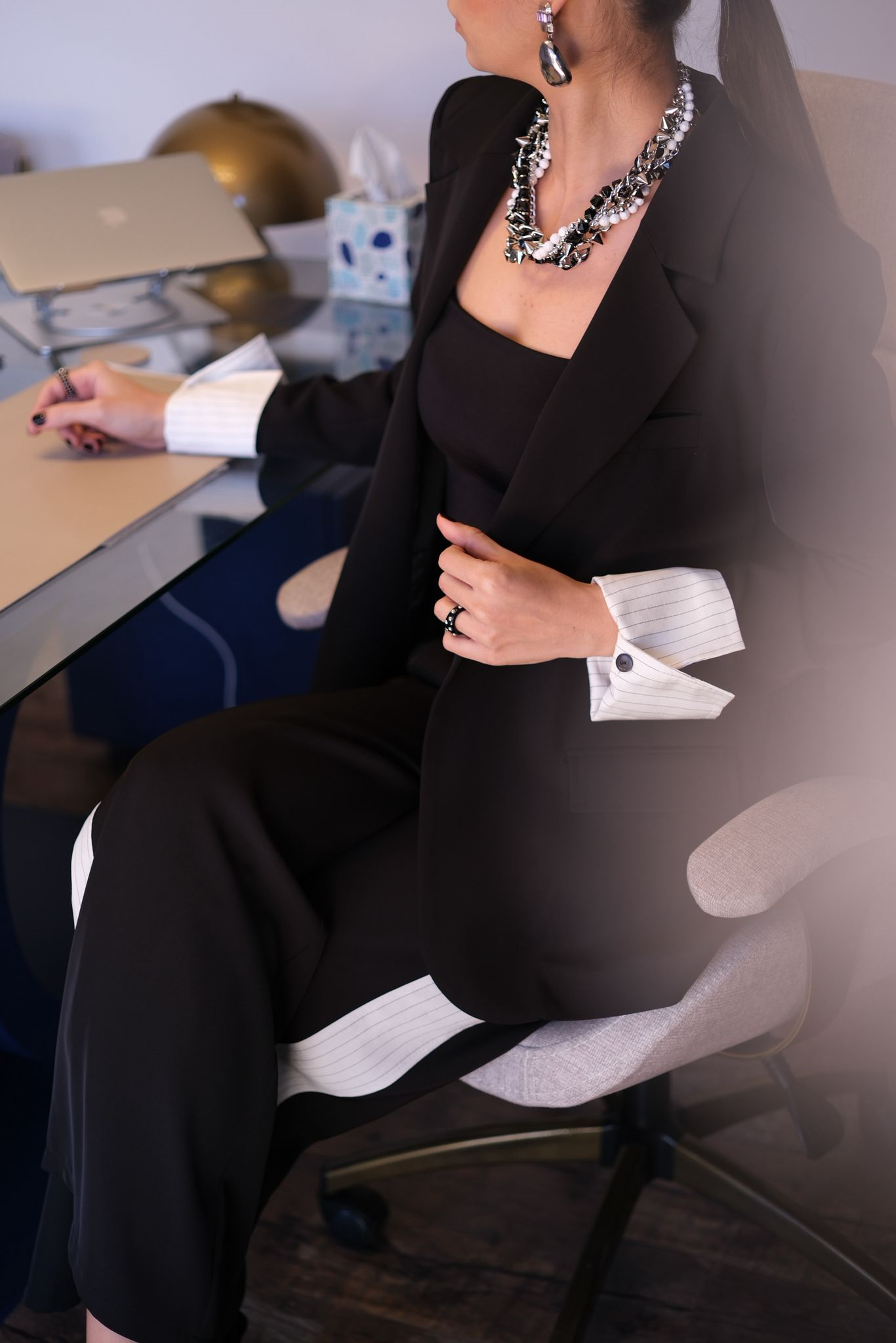 BLACK MUSE SİYAH TASARIM BLAZER