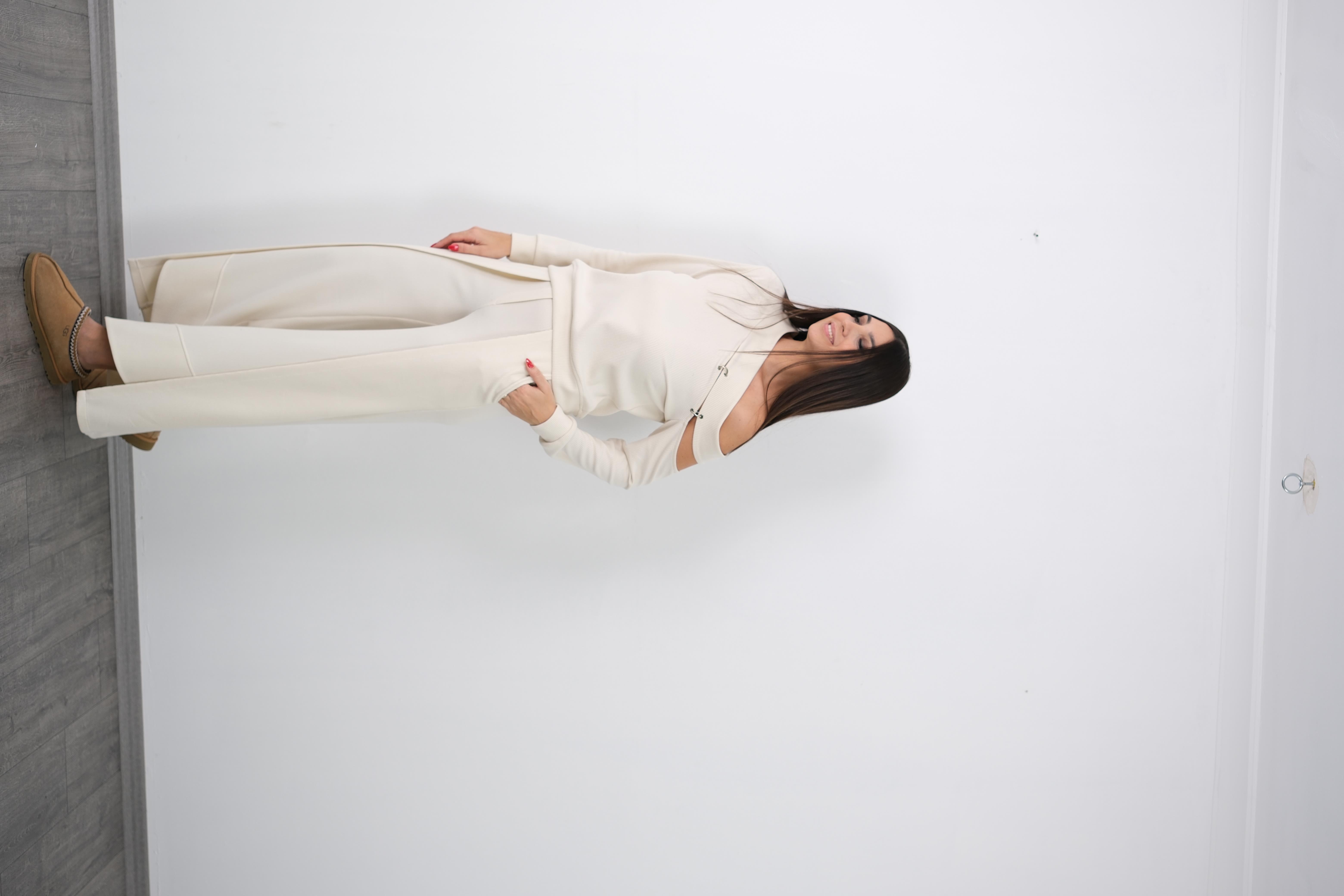 CELLY KAPAKLI KREM PANTOLON