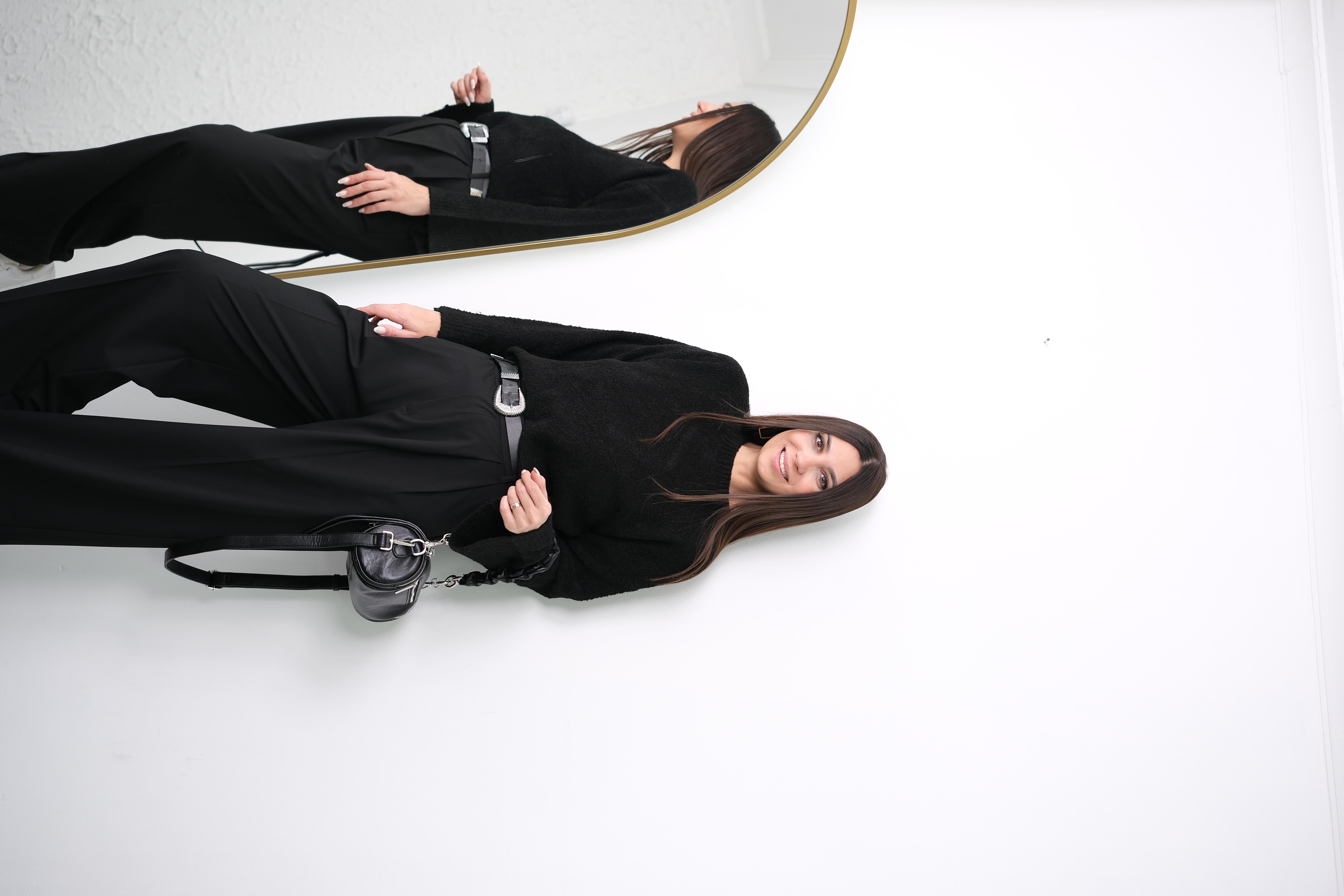 CUSSO SİYAH YUMOŞ KAZAK