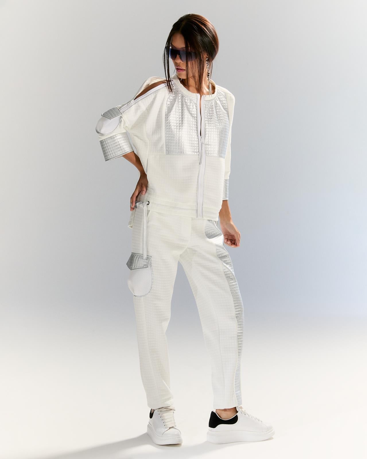 DAMY BEYAZ TASARIM CEKET