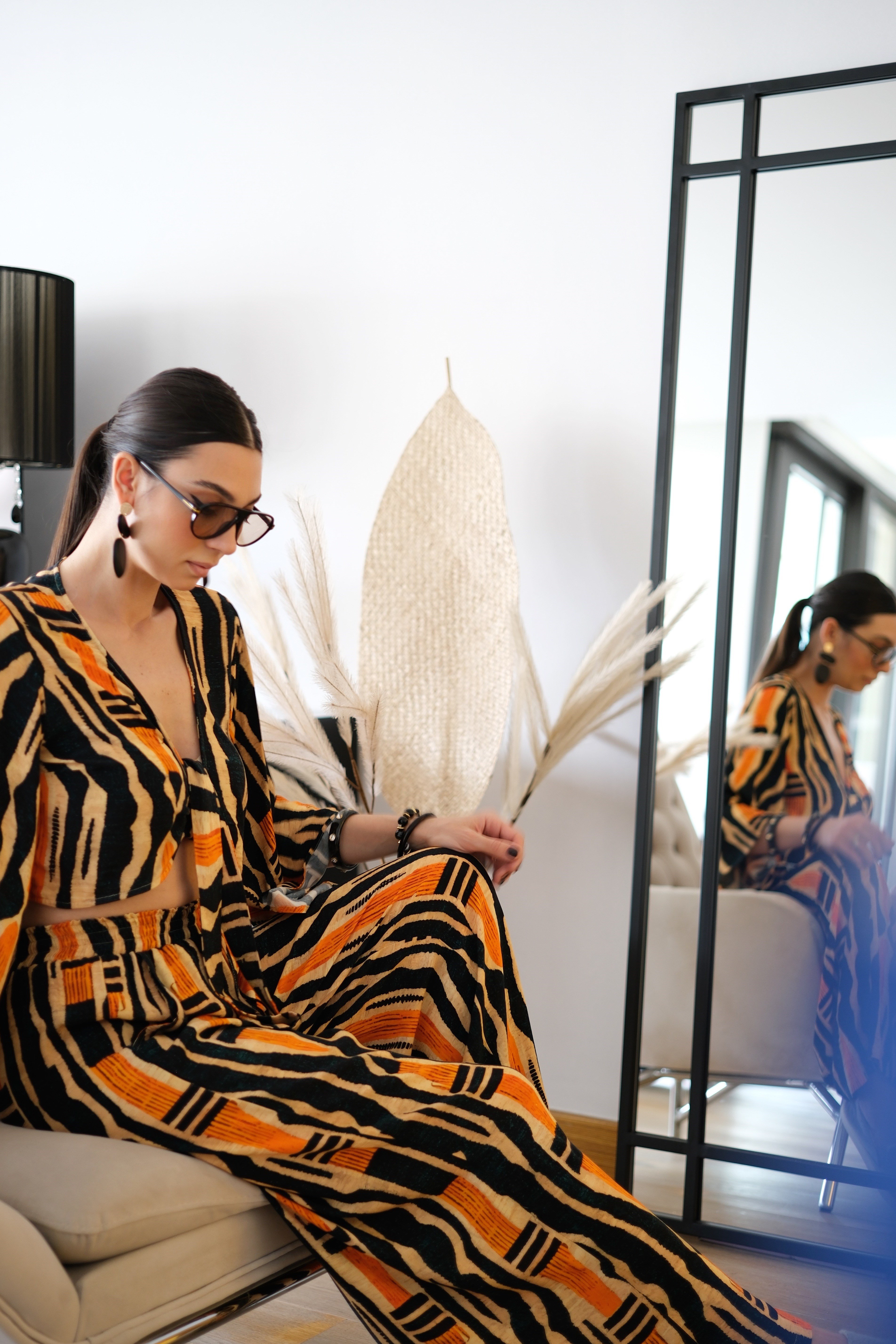 DEEP GÜN BATIMI TURUNCU BLUZ