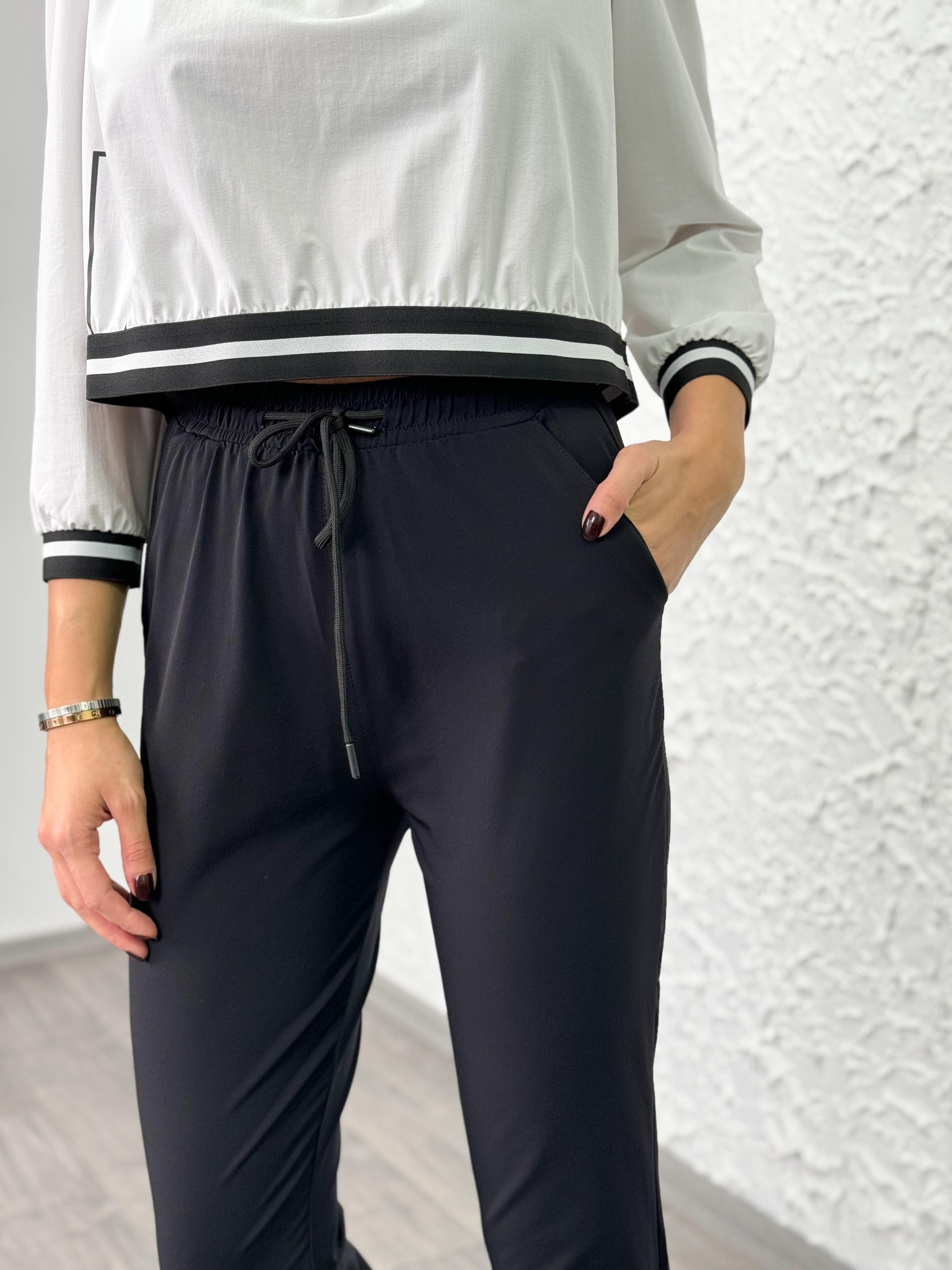 ELEMA SİYAH PAÇA PLİSELİ PANTOLON