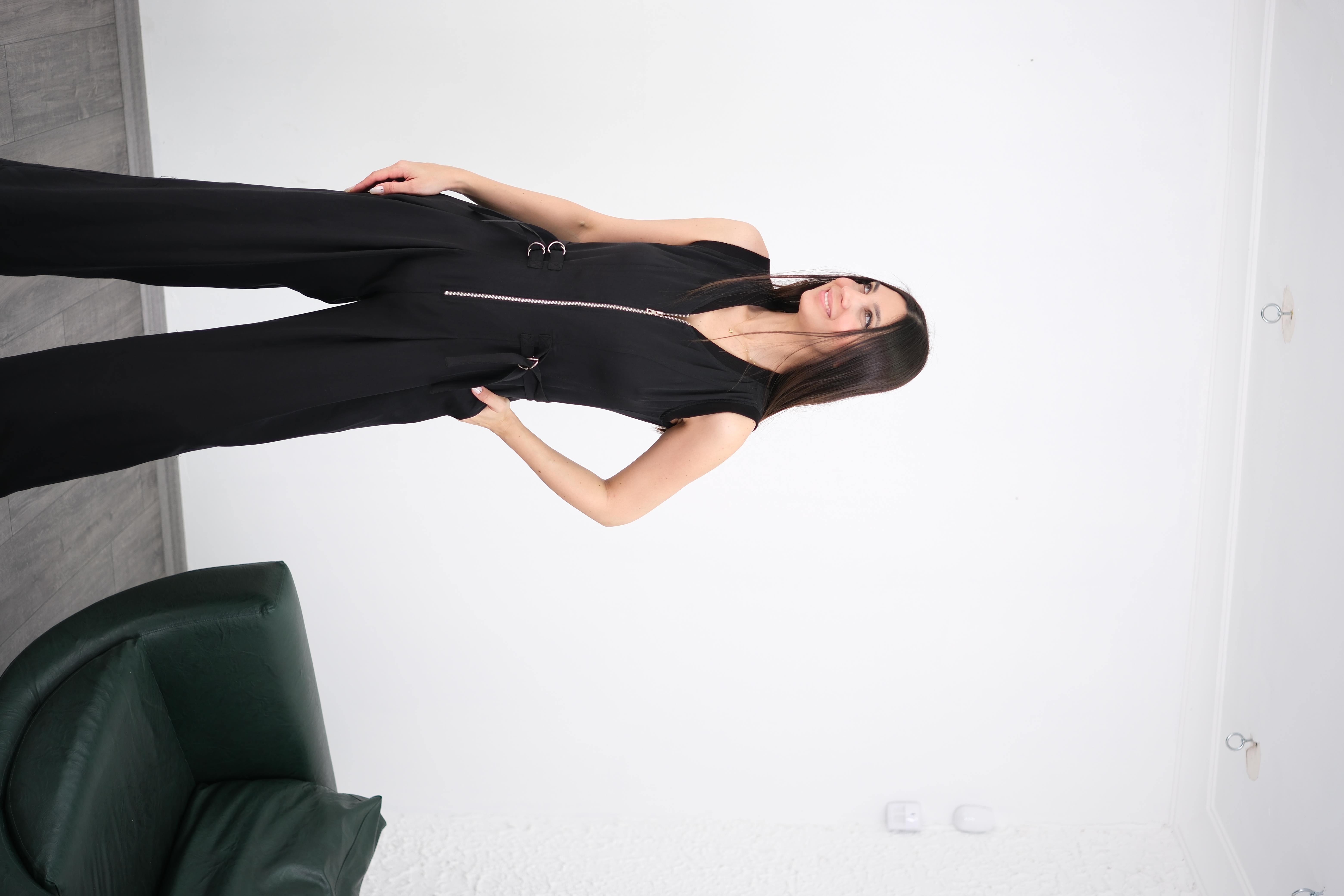 GİRİT SİYAH TENCEL TULUM