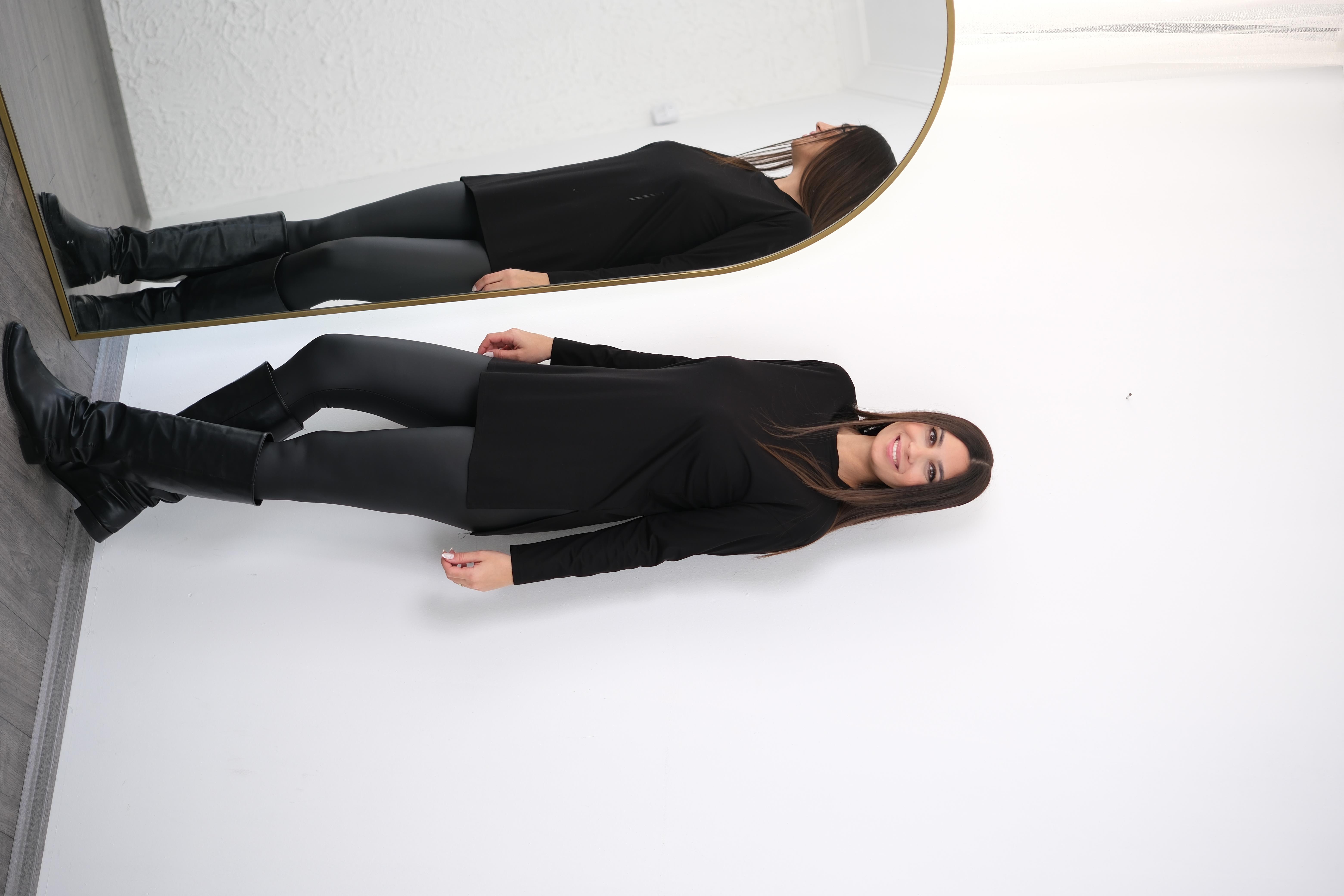 GREY BASİC SİYAH BLUZ