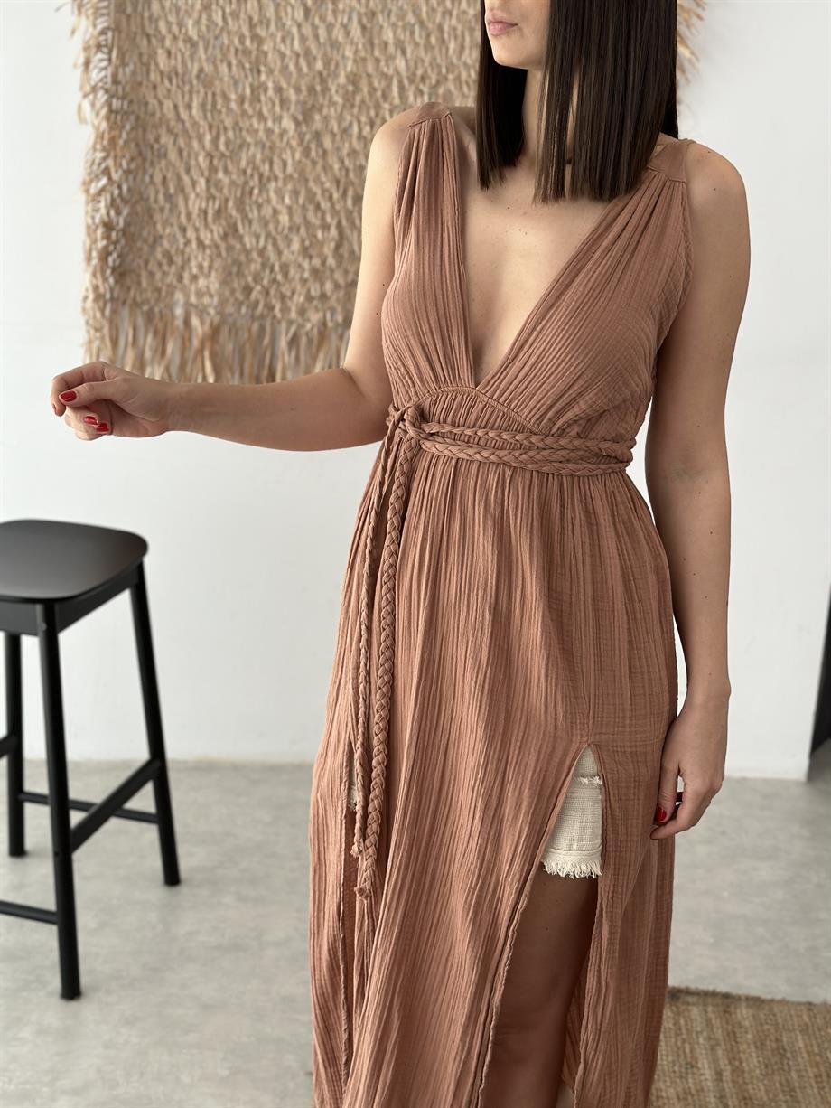 HERMES MOCHA ELBİSE