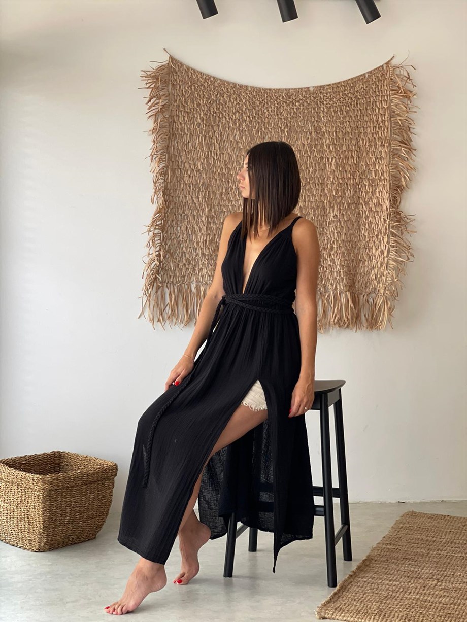 HERMES SİYAH ELBİSE