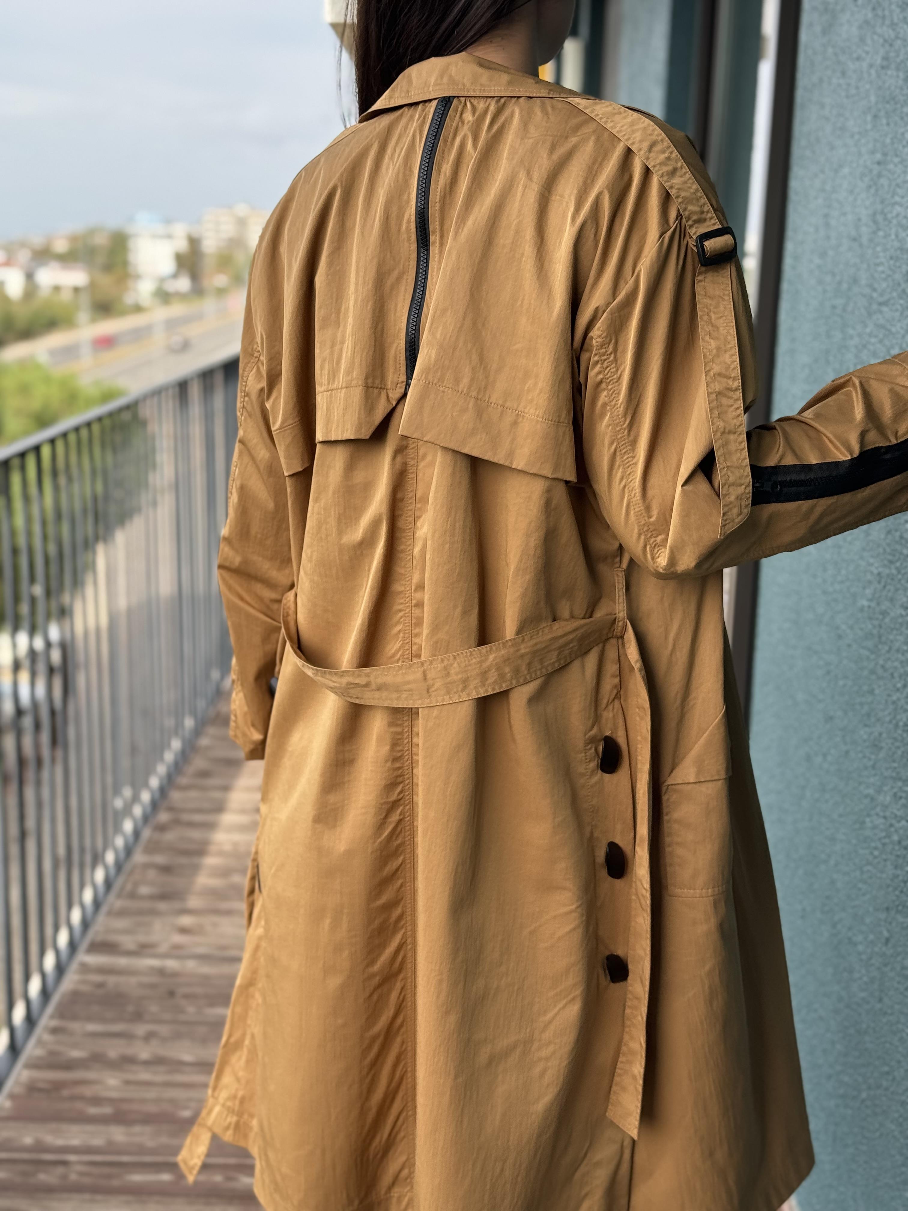 JADE CAMEL TASARIM TRENÇKOT