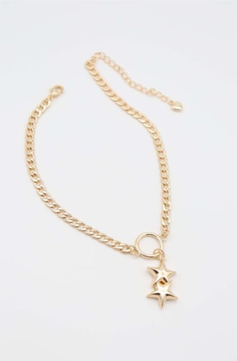 KATE YILDIZLI ÇELİK HALHAL