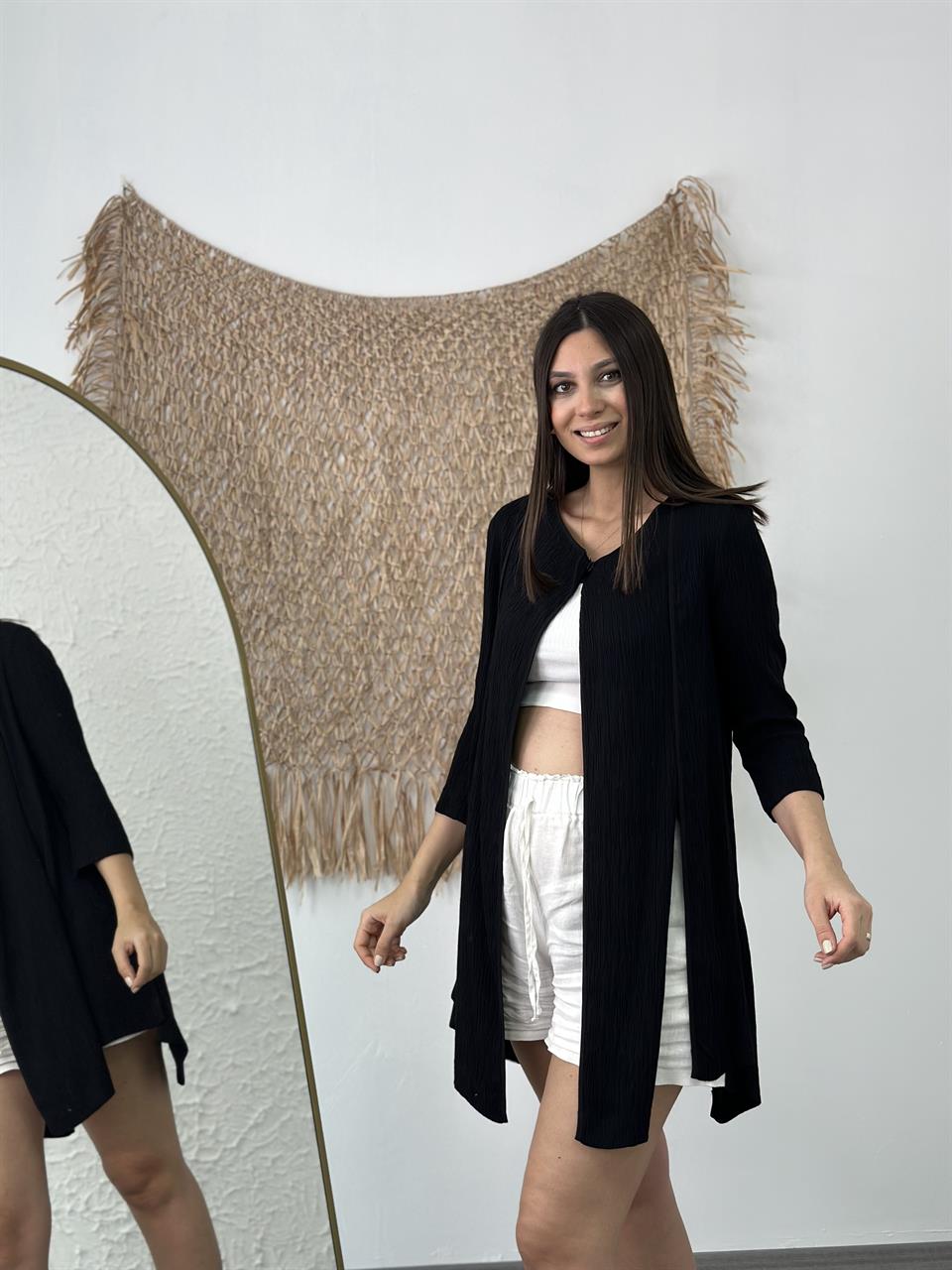 LA PERLA SİYAH CUP PELERİN