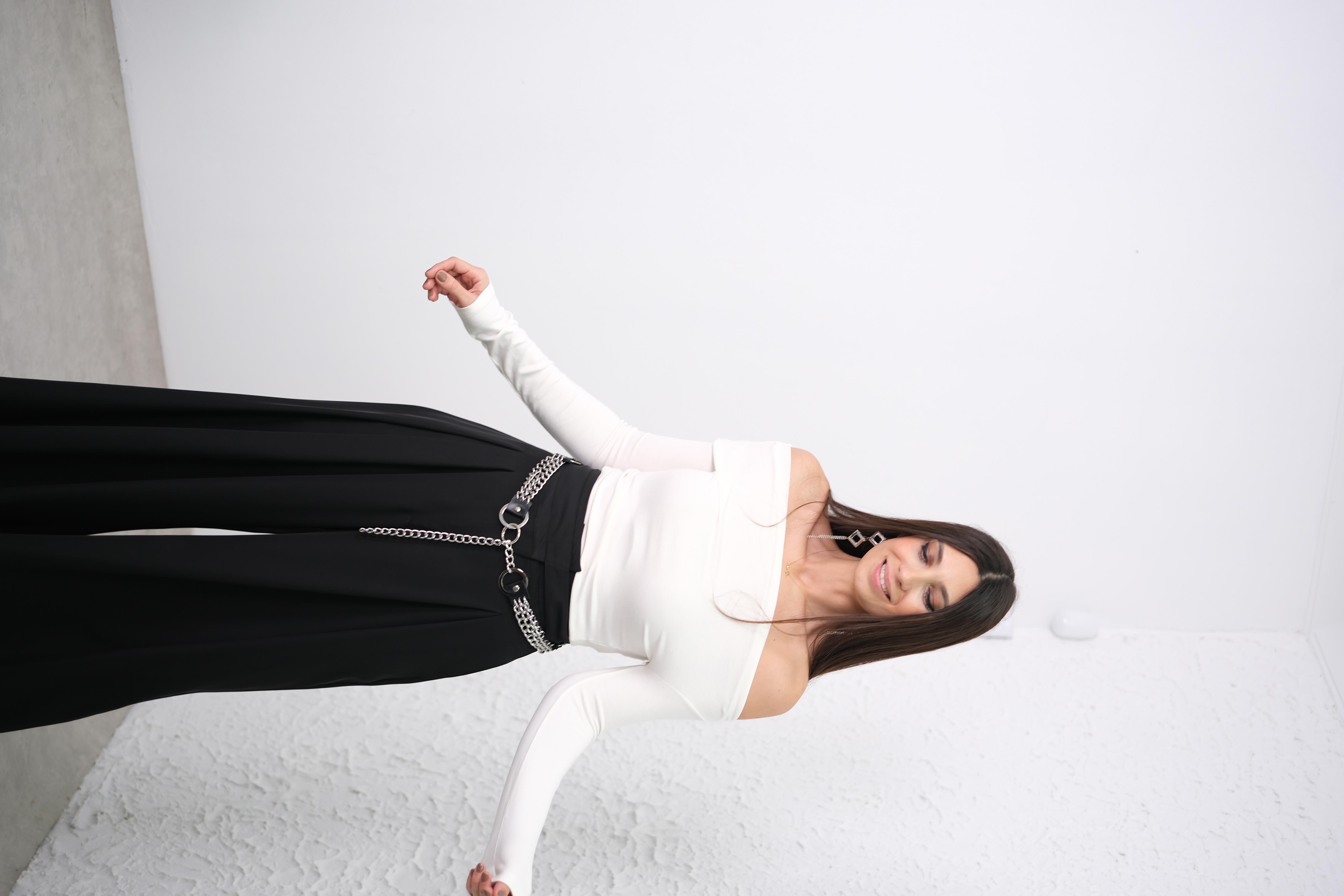 LAPO BEYAZ KAYIK YAKA BLUZ