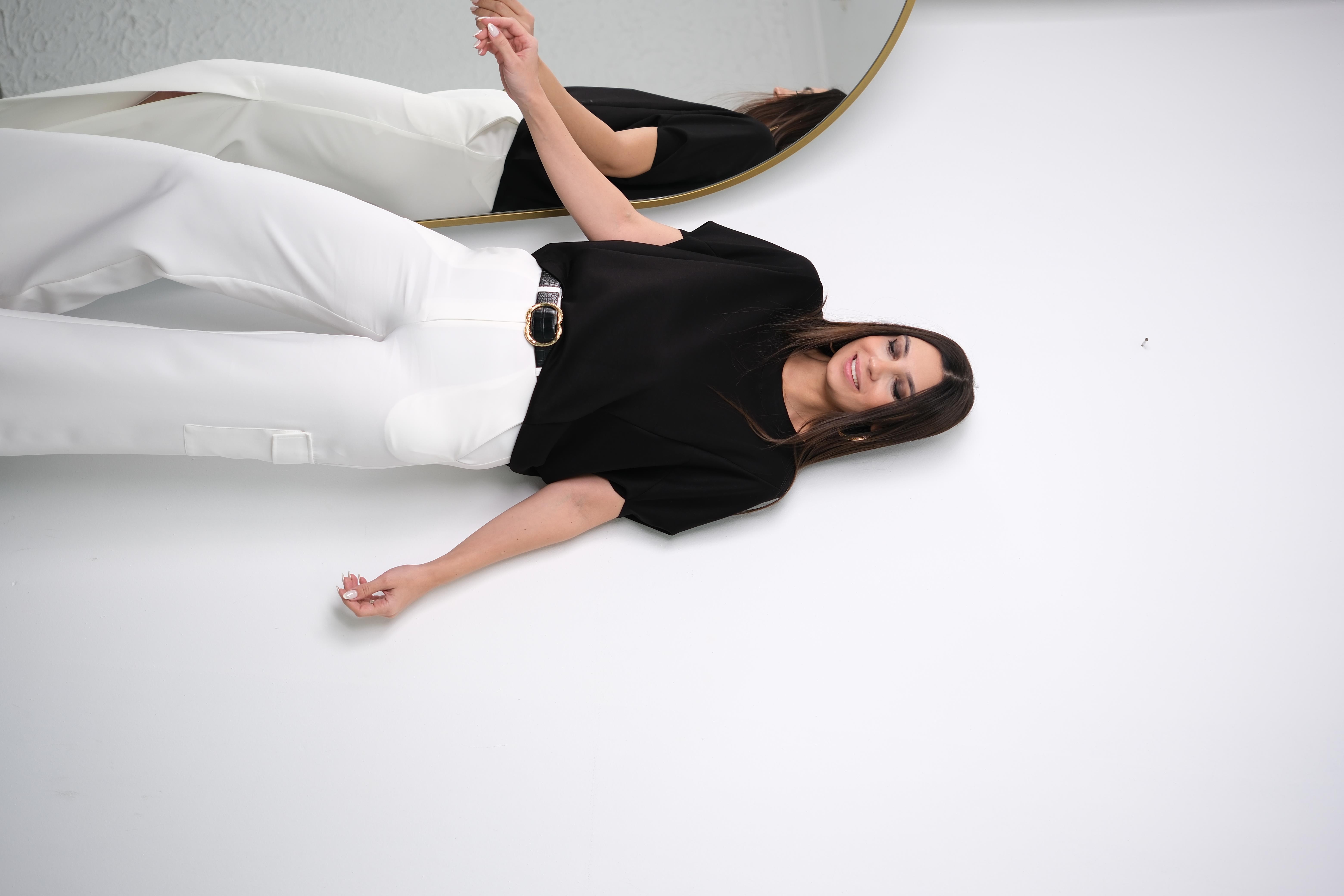 LESA MODAL SİYAH BLUZ