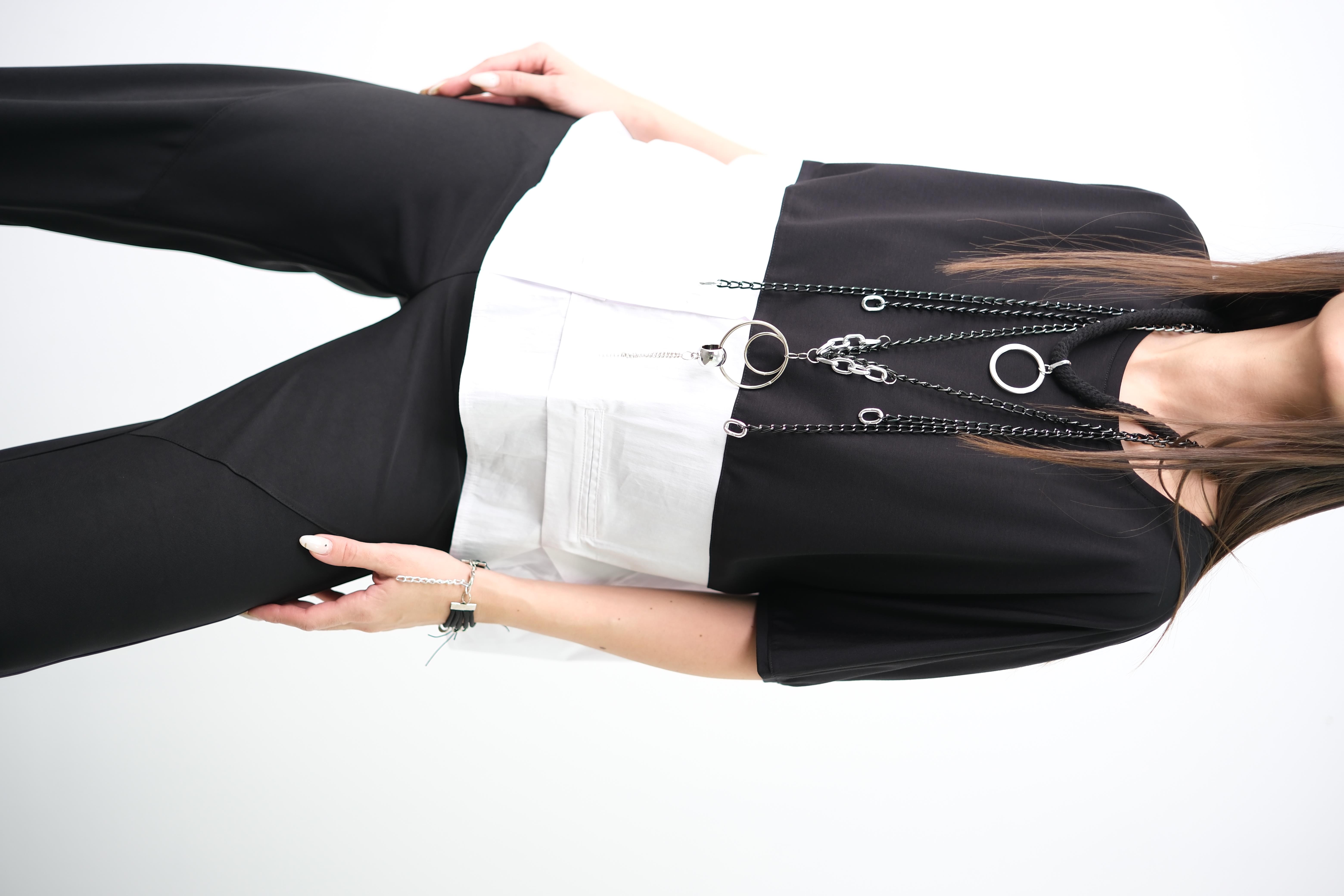 LİA TASARIM SİYAH BLUZ