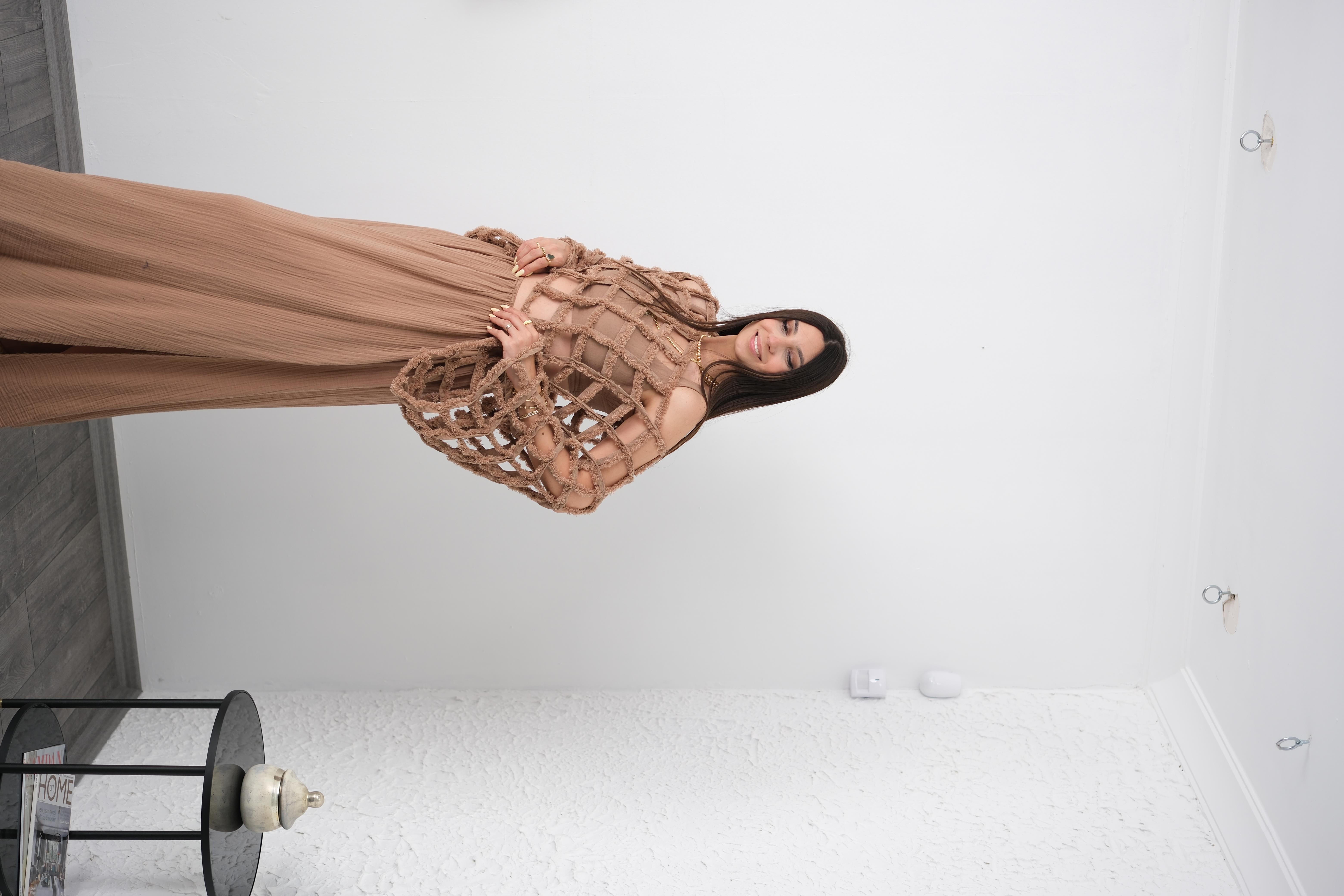 LİDAKİ TASARIM BİSKÜVİ BLUZ