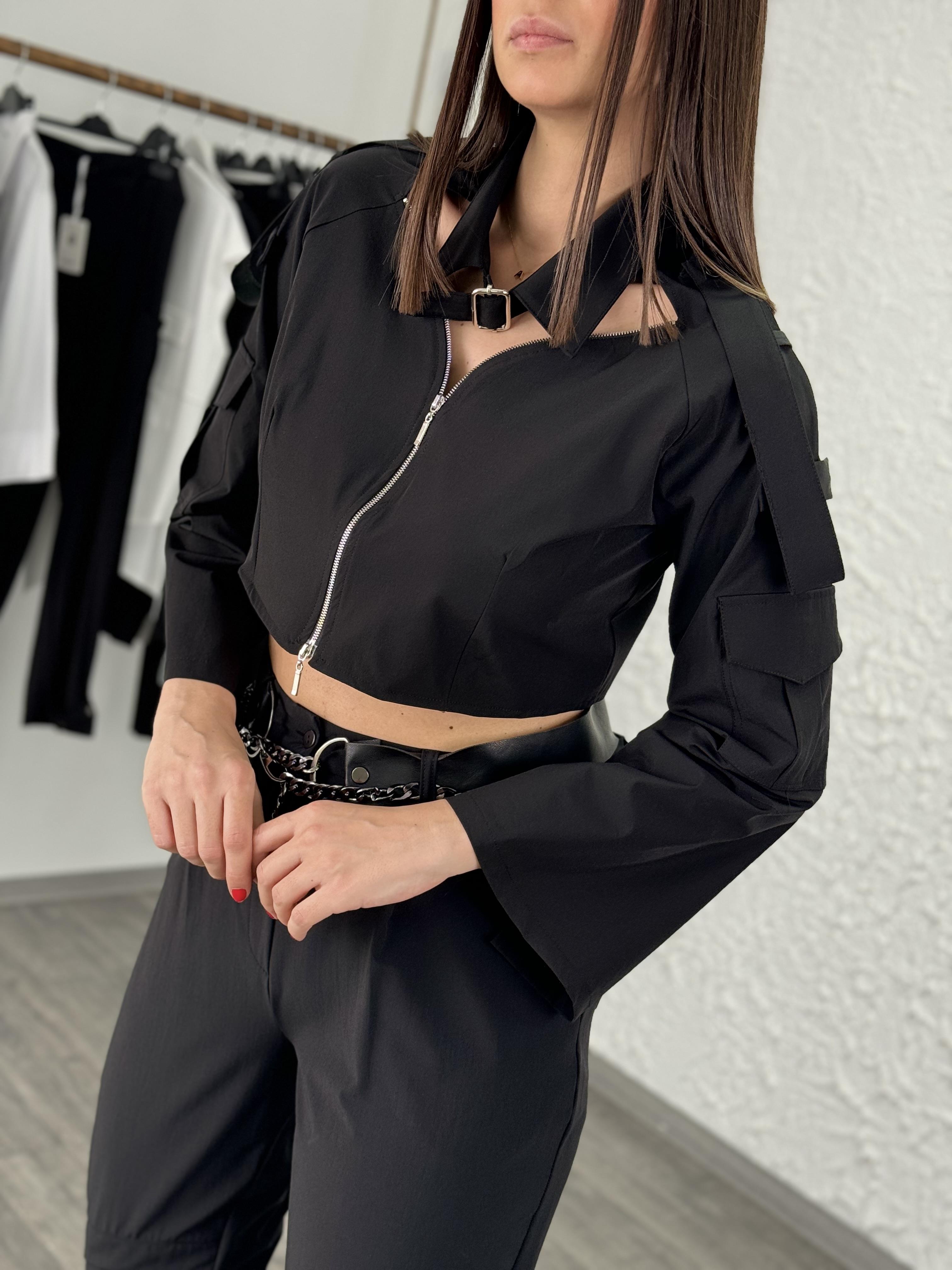 LİNE SİYAH TASARIM CEKET