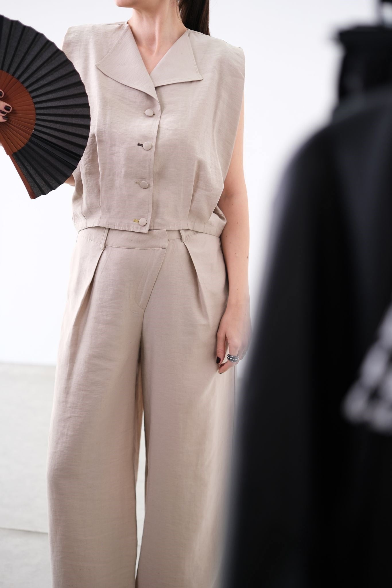 LİVA TAŞ KETEN YELEK