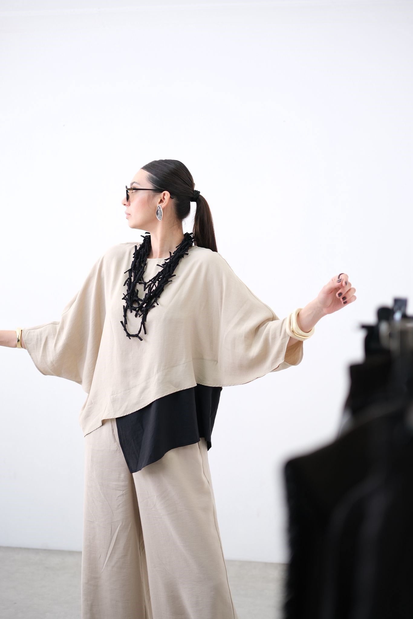 LUNE BLOOM KOLYELİ TAŞ BLUZ