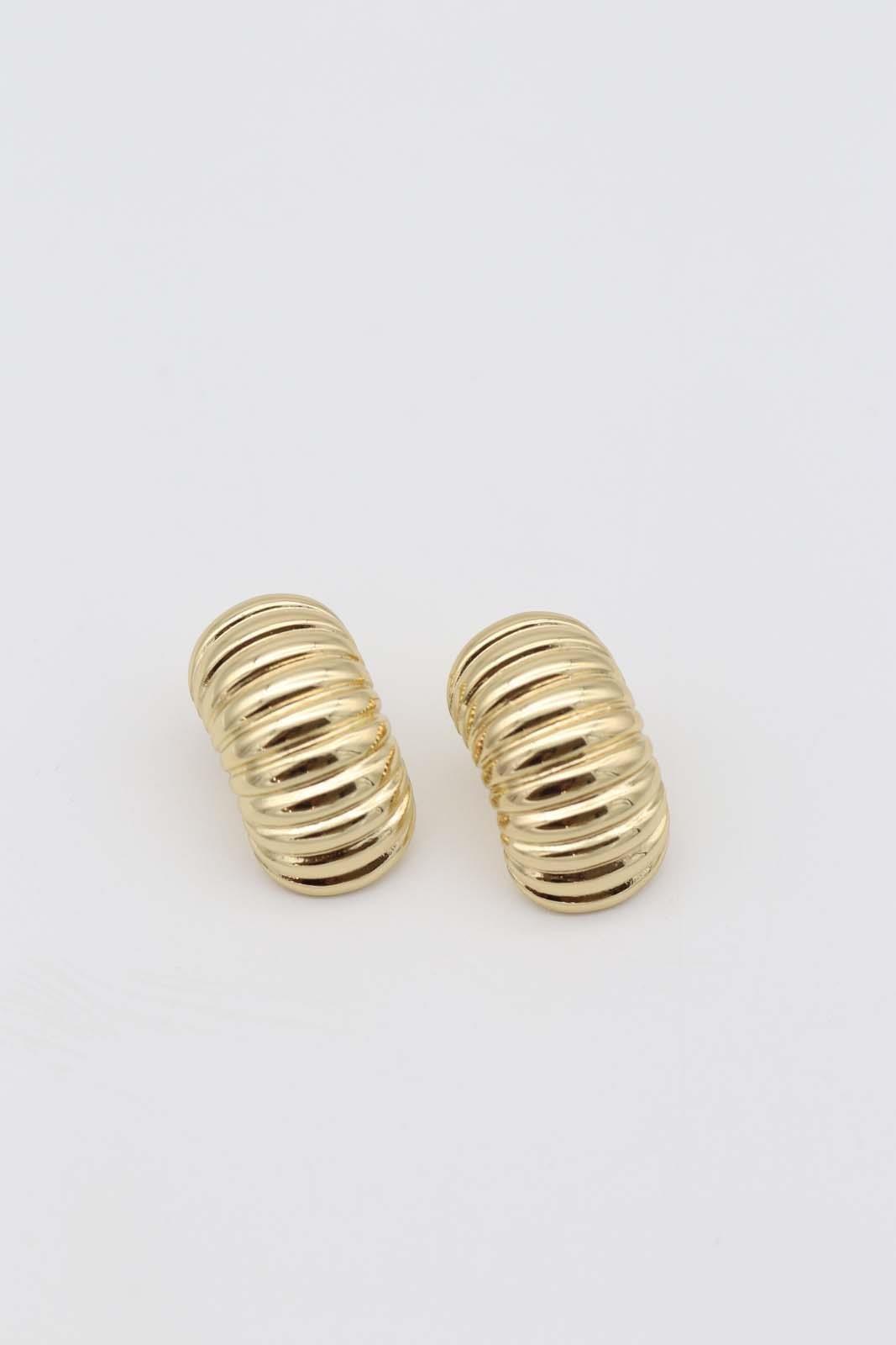 LUNİA GOLD TOP KÜPE