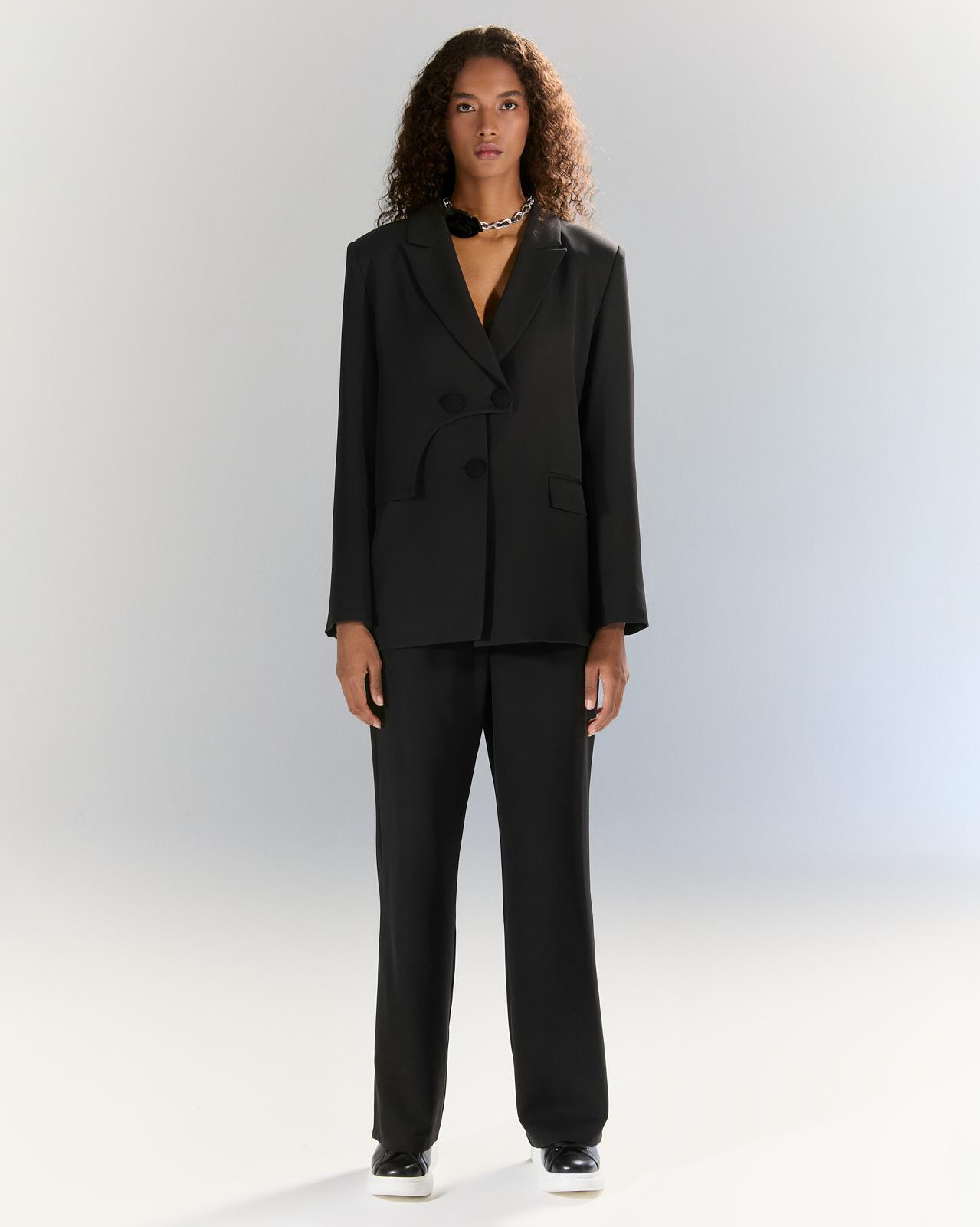 MANAROLA TRİKO DETAYLI BLAZER