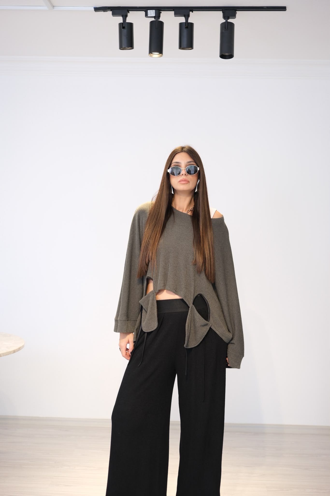 MİSCHA SİYAH TRİKO PANTOLON