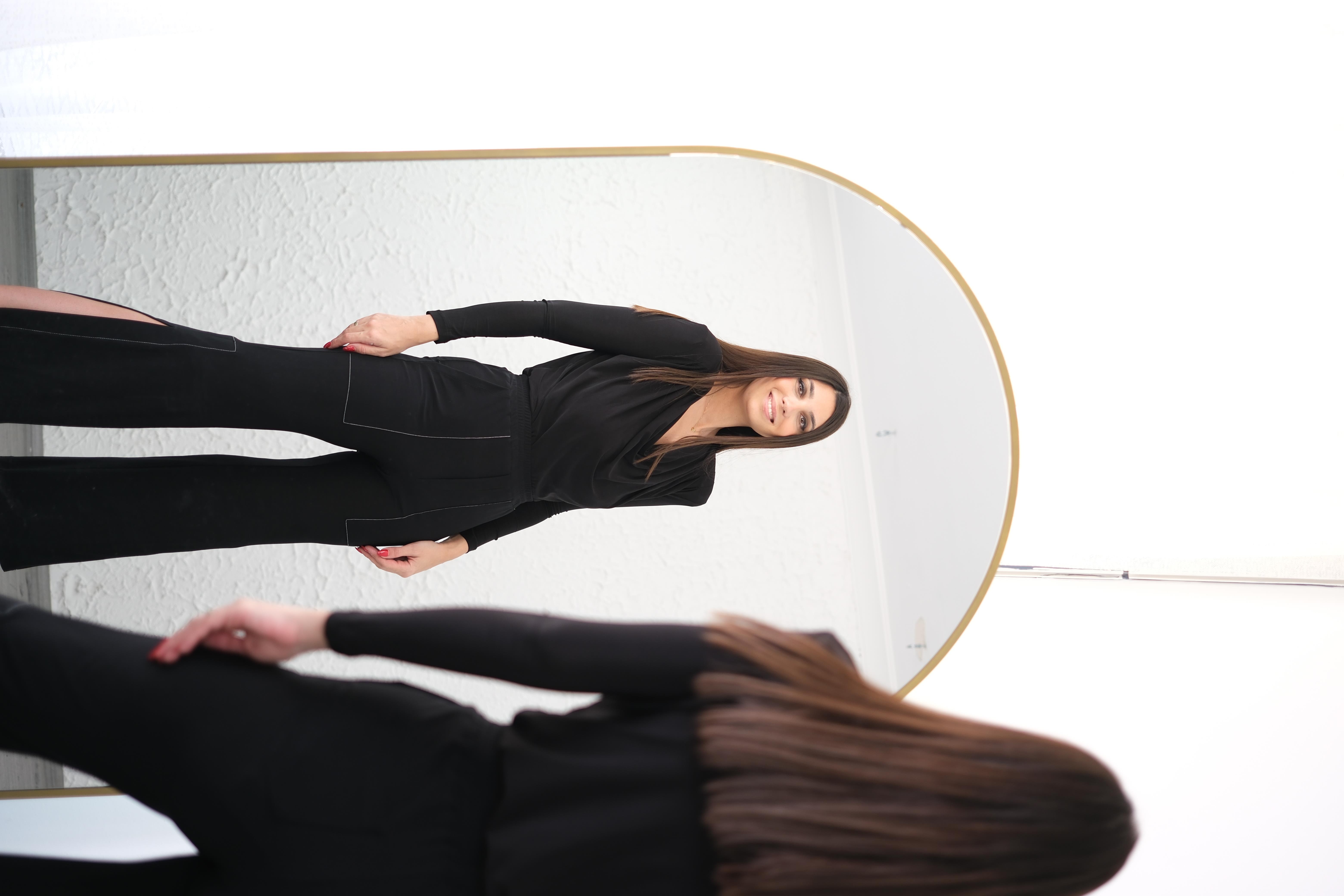 MİSY VATKALI SİYAH BLUZ